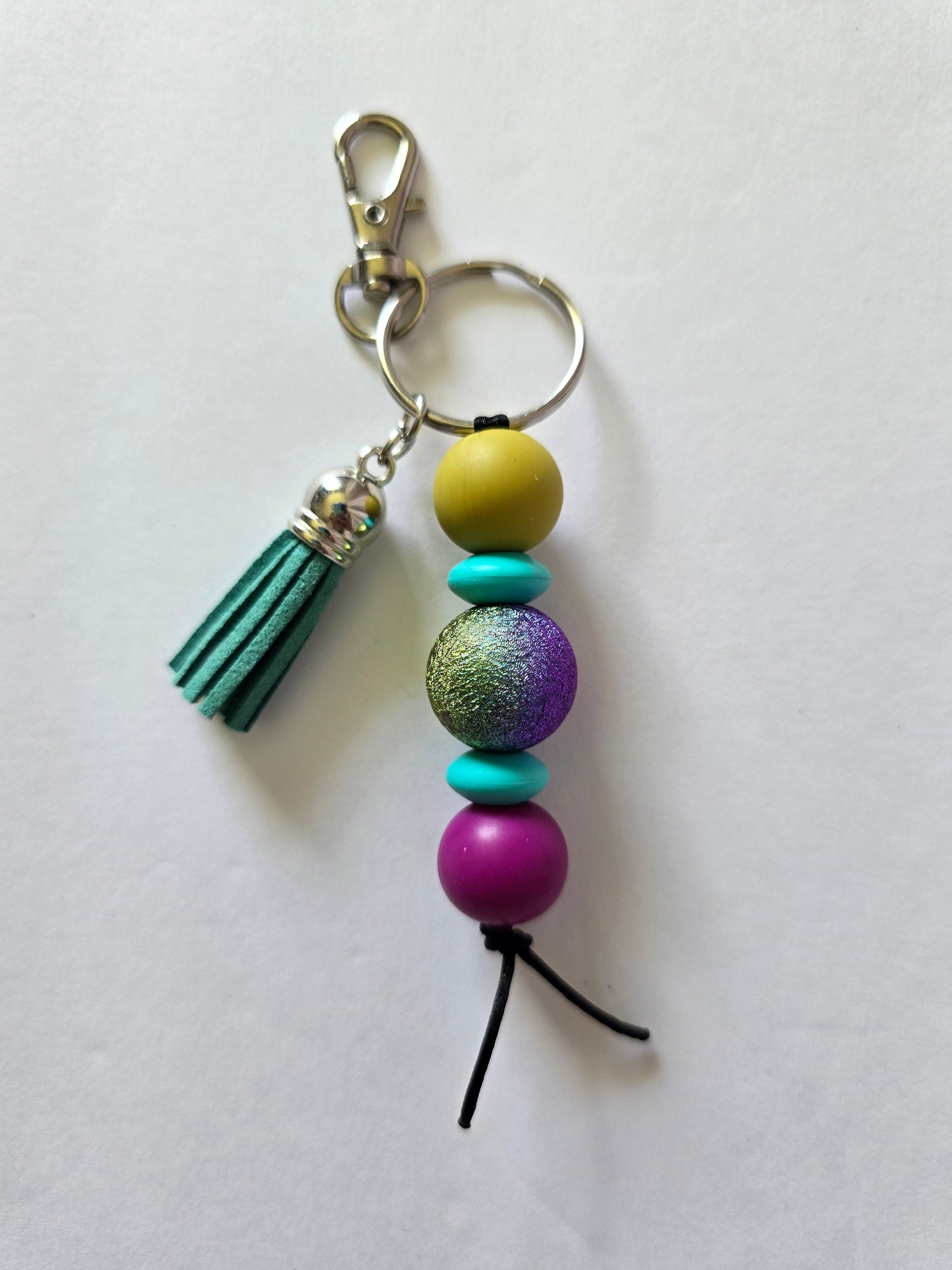 Beaded Cord Keychains