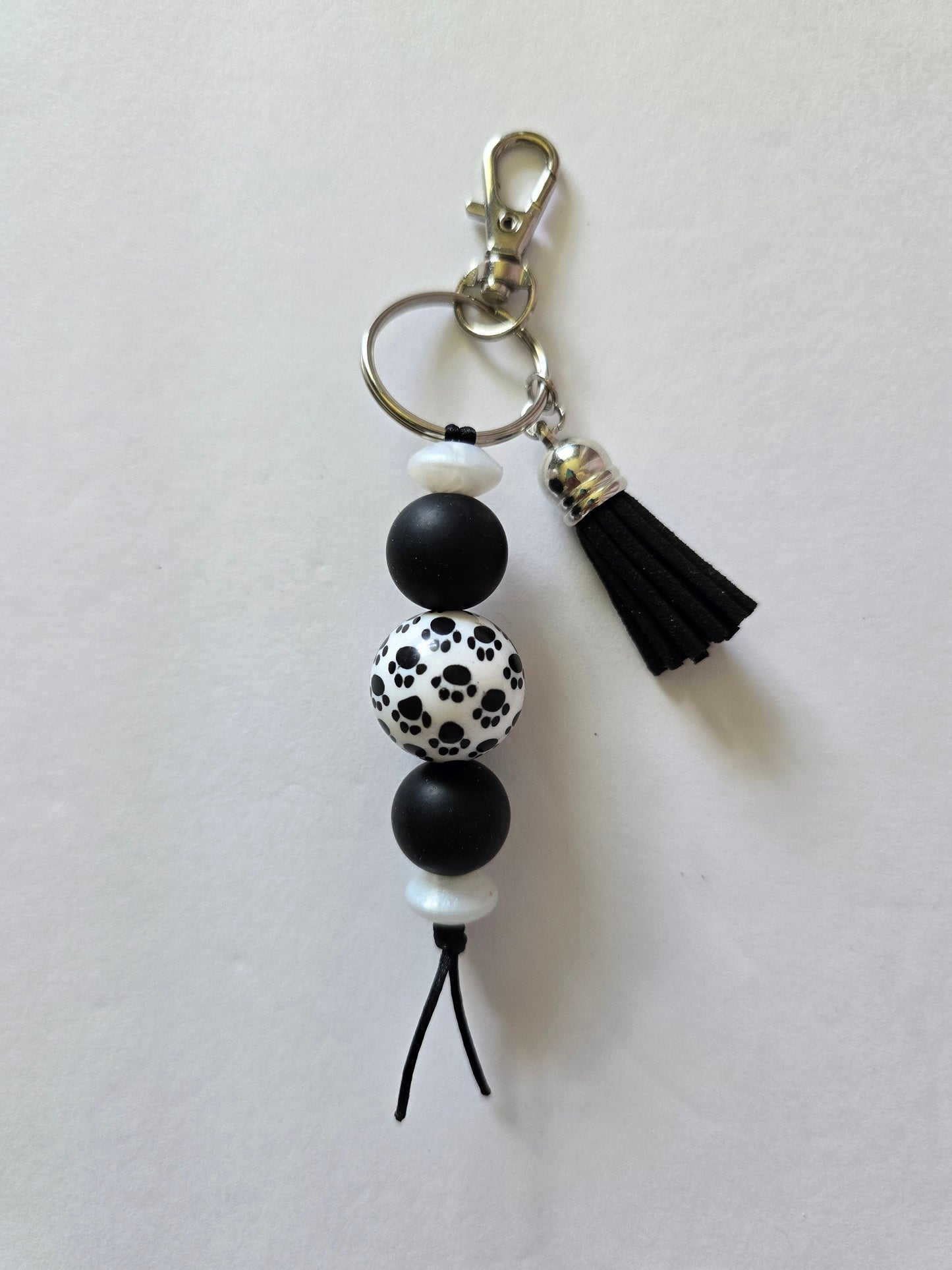 Beaded Cord Keychains