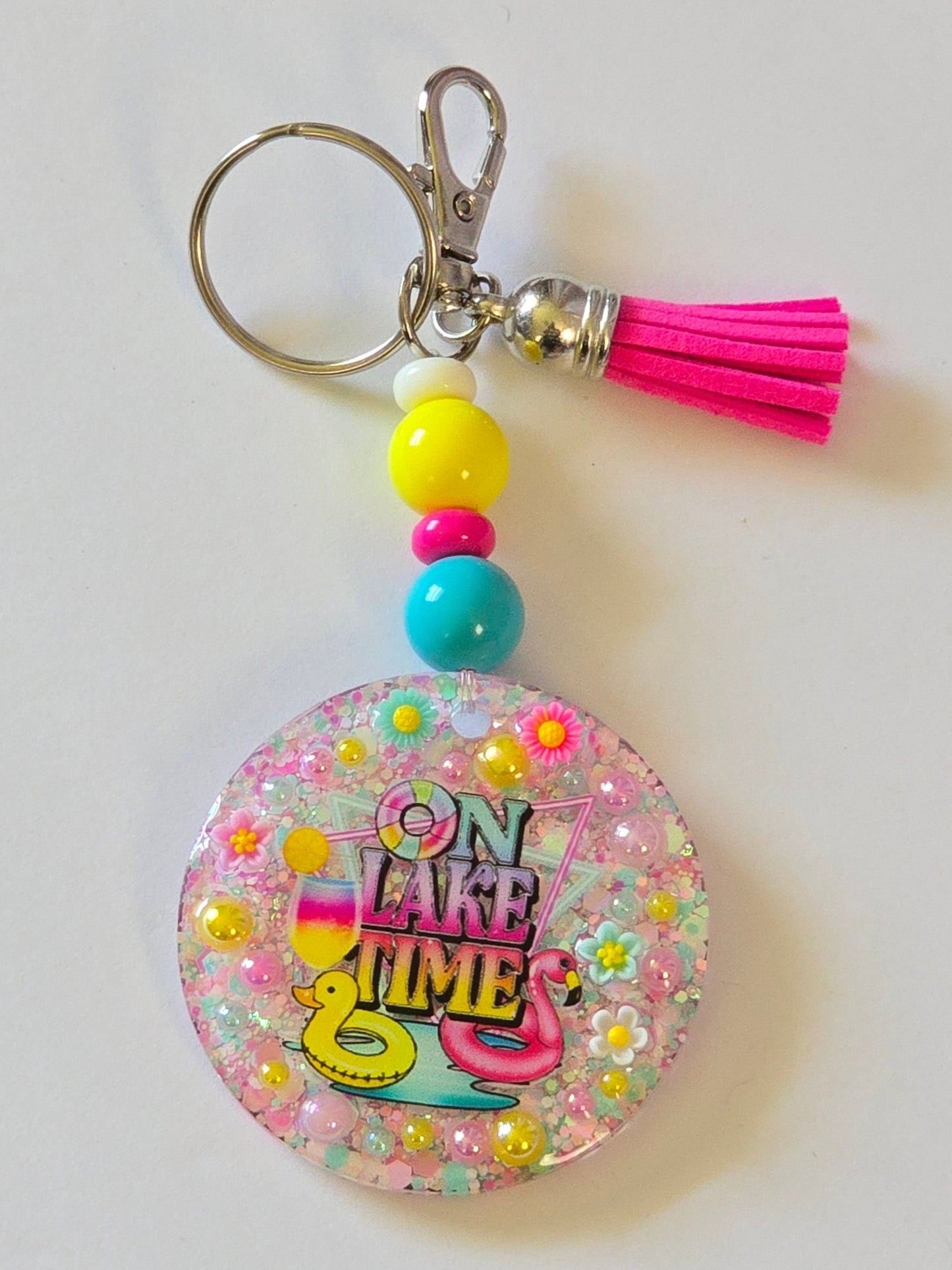 3D Beaded Keychains