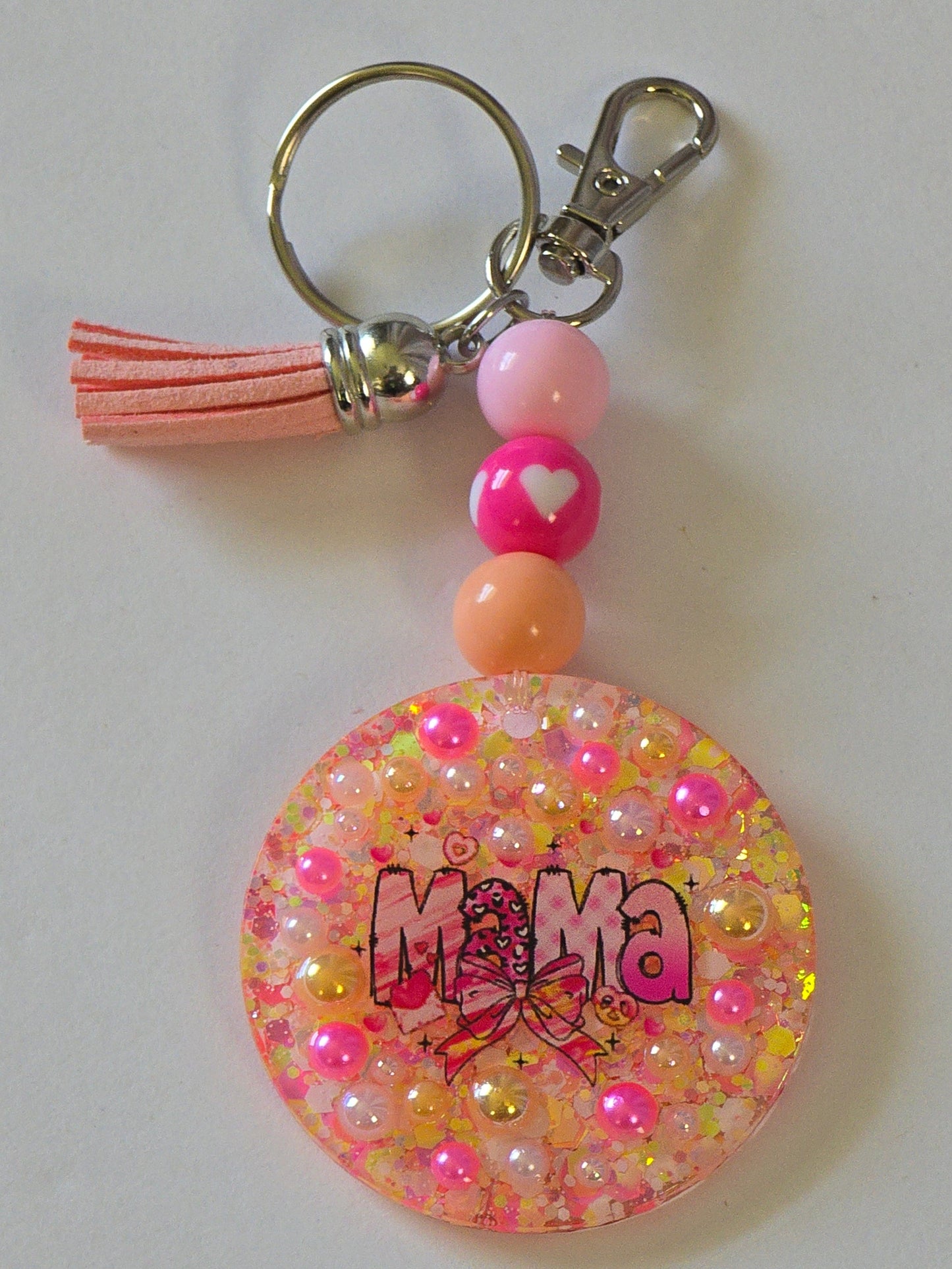 3D Beaded Keychains