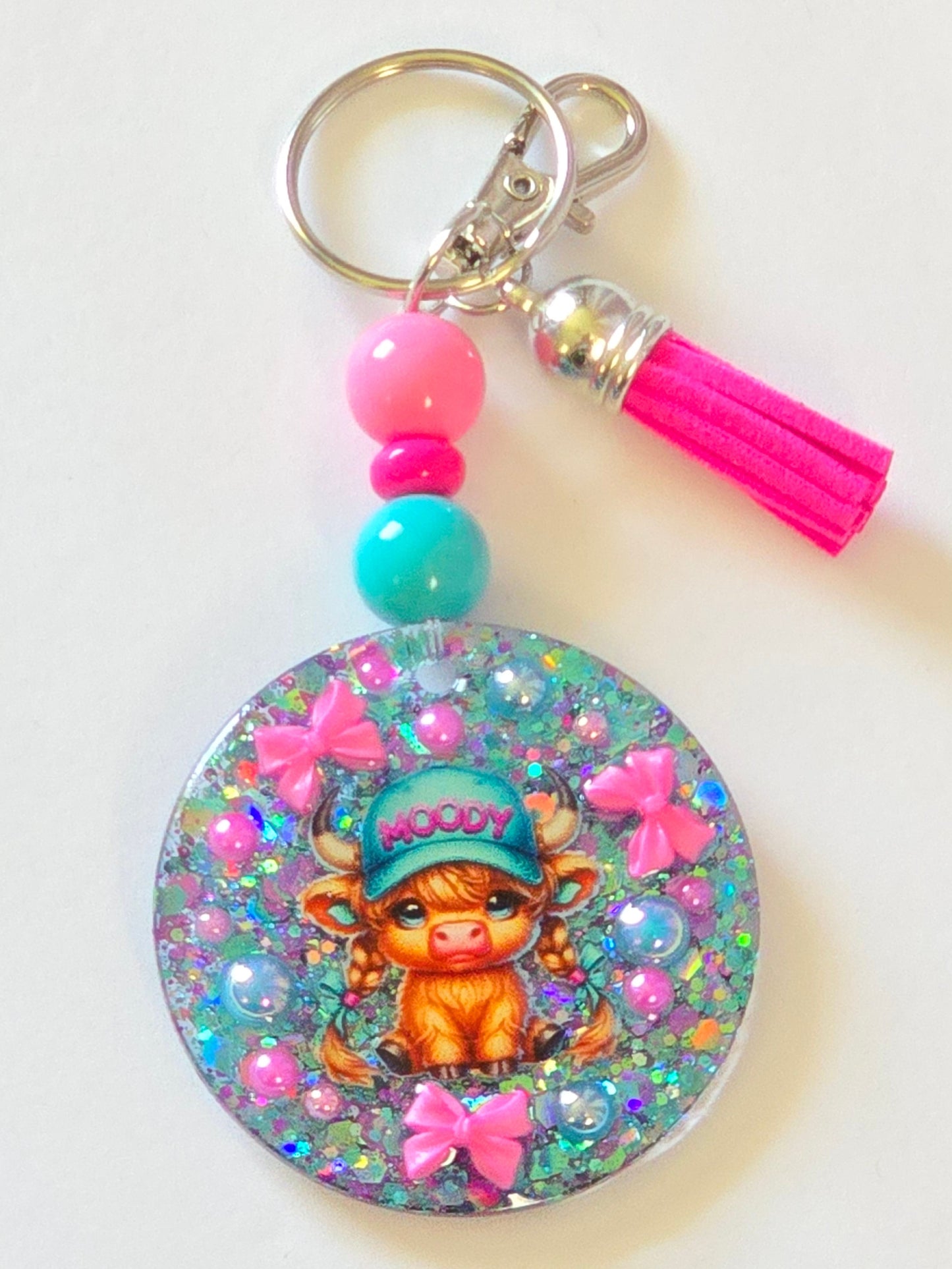3D Beaded Keychains