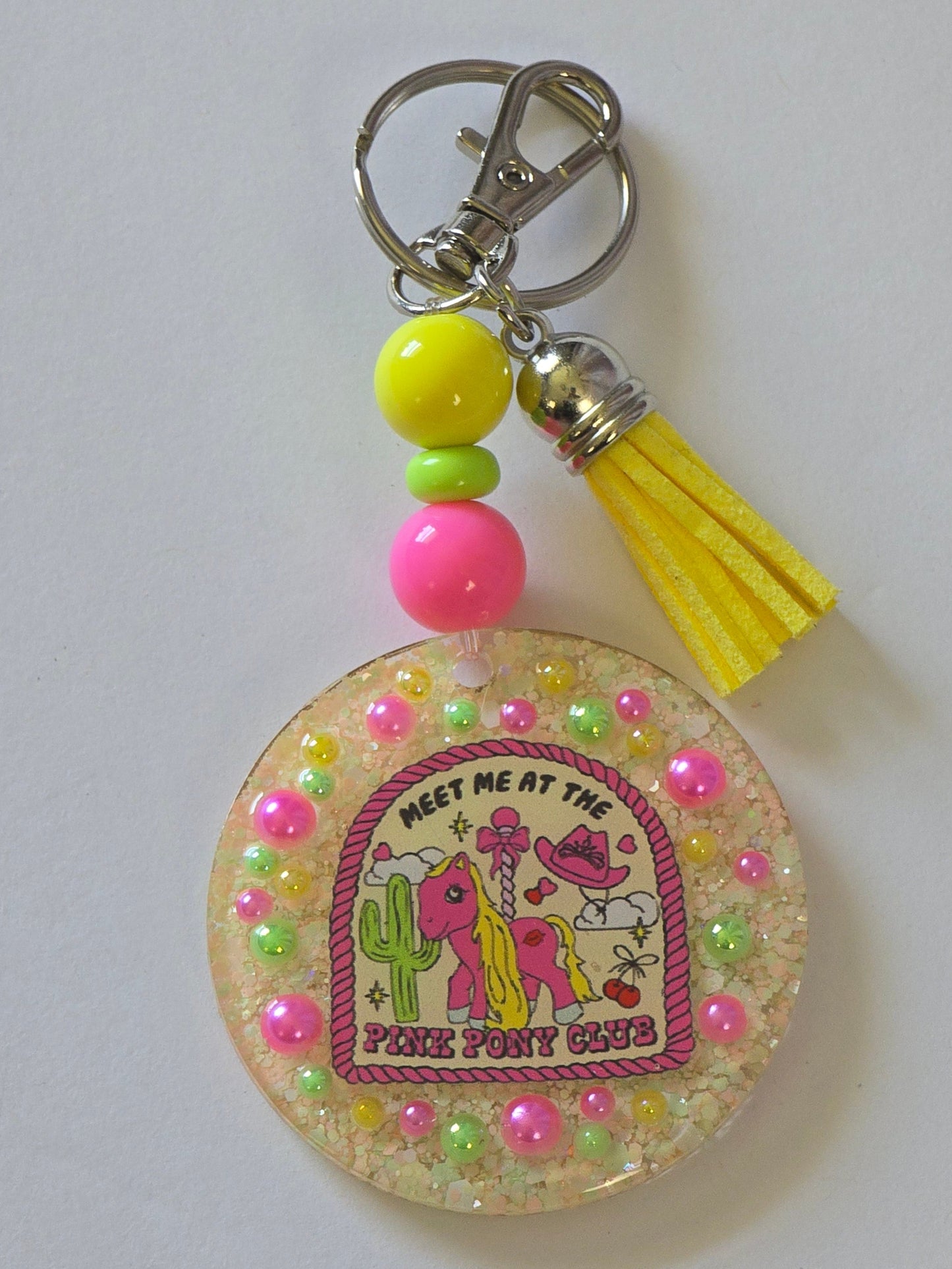 3D Beaded Keychains