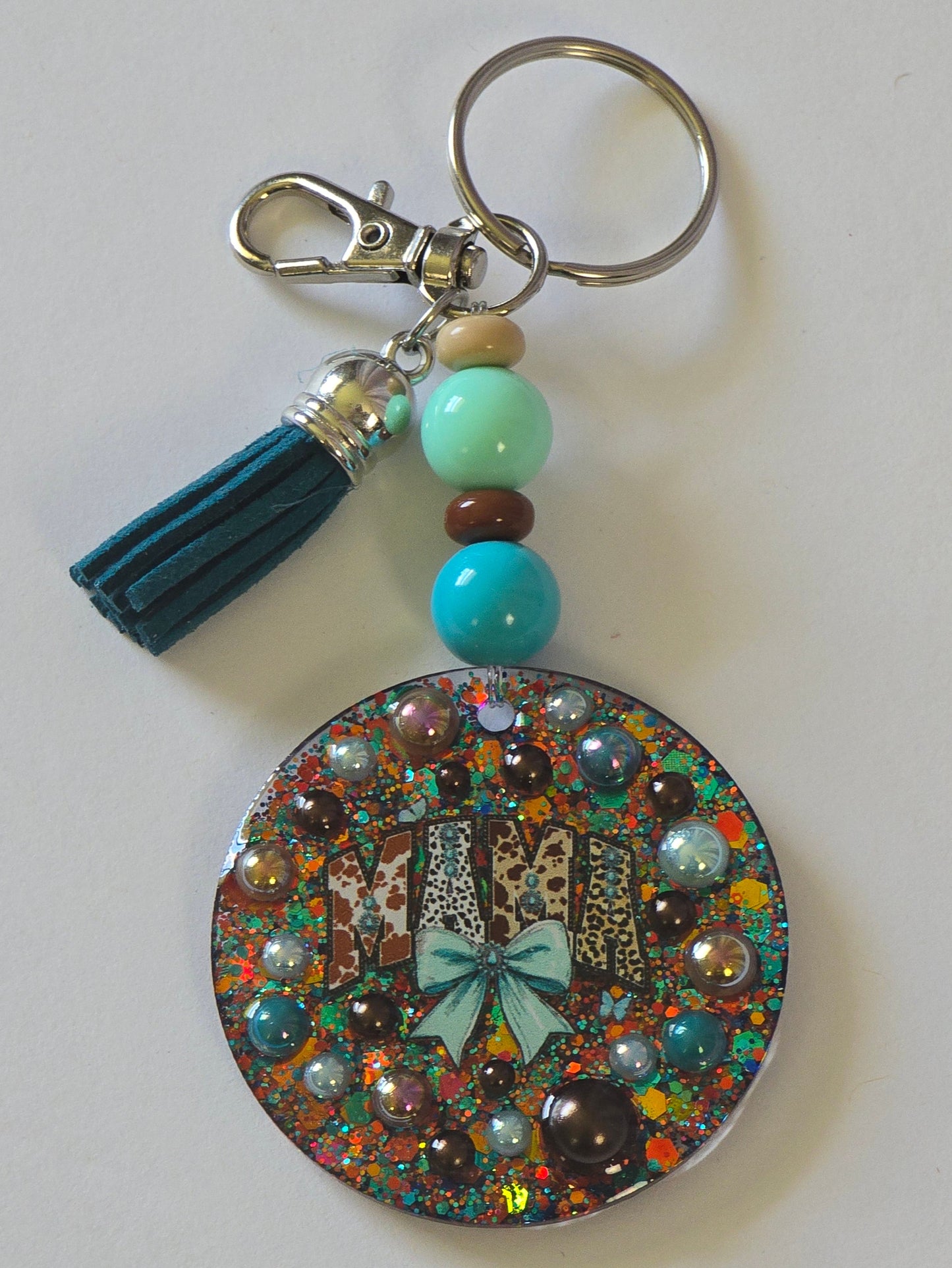 3D Beaded Keychains