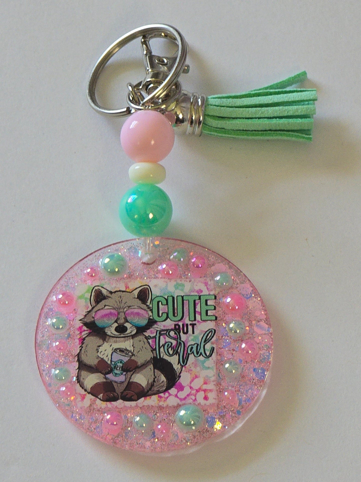 3D Beaded Keychains