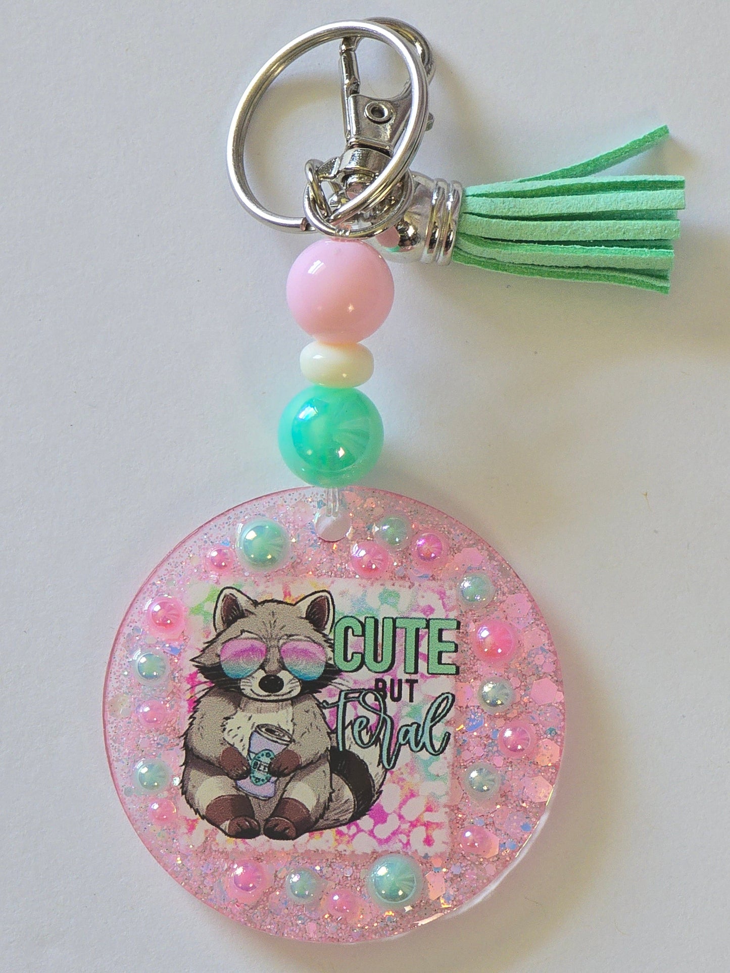 3D Beaded Keychains