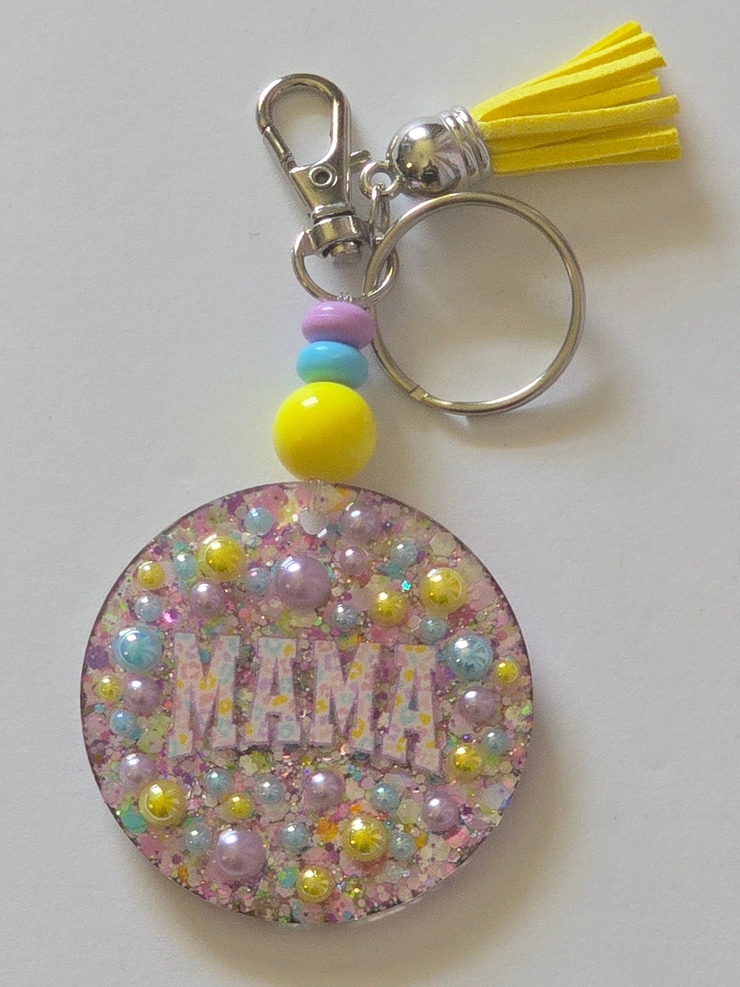 3D Beaded Keychains
