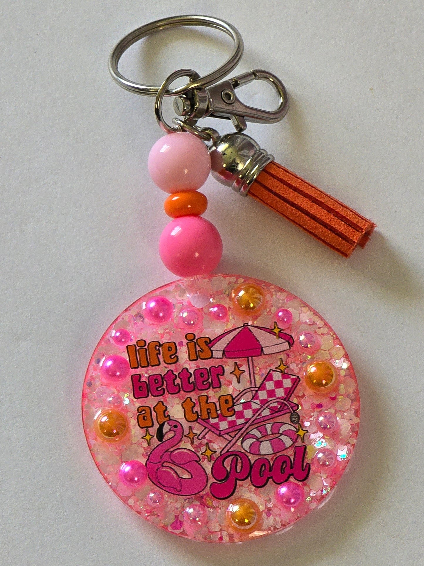 3D Beaded Keychains