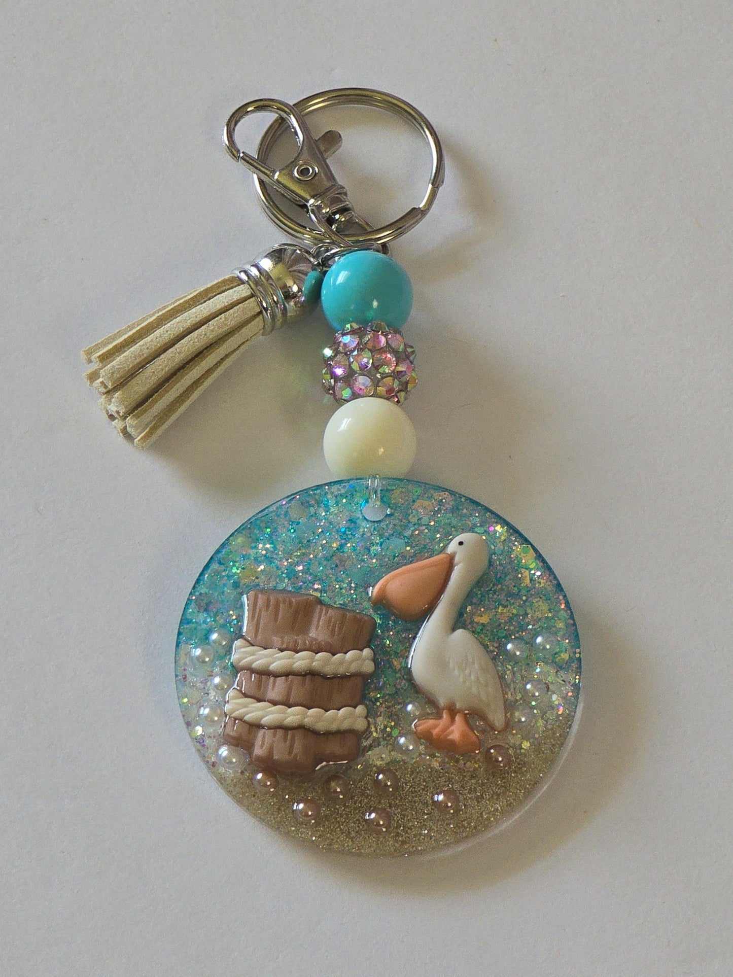 3D Beaded Keychains