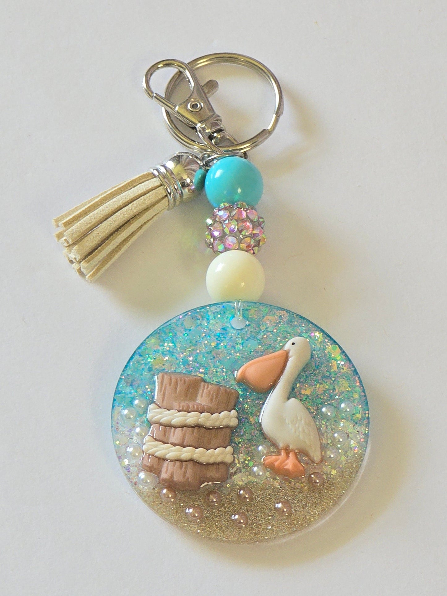 3D Beaded Keychains