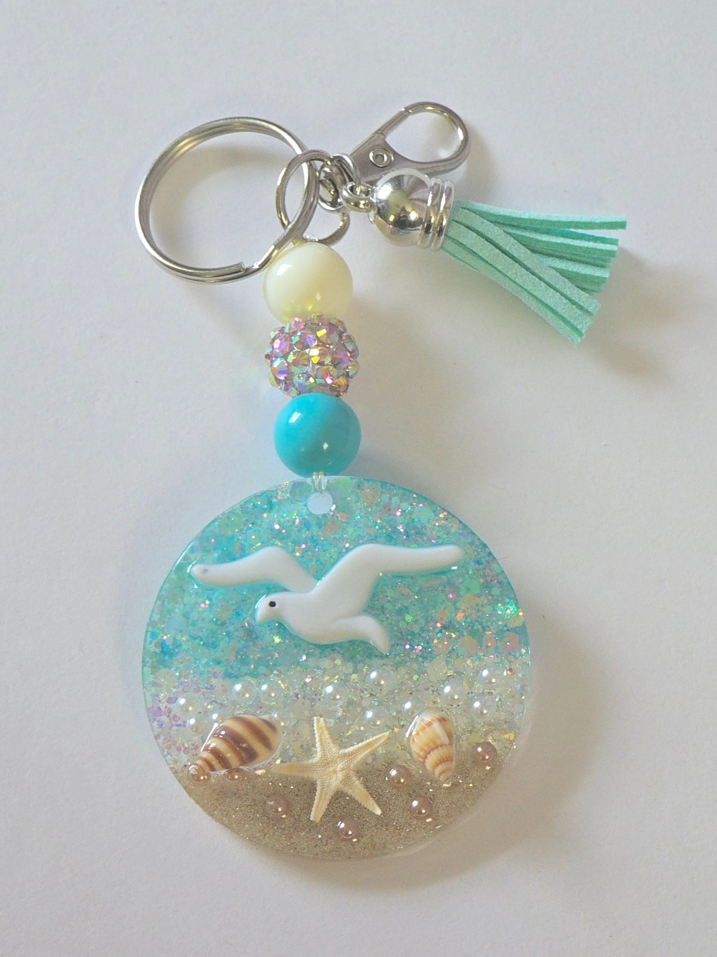 3D Beaded Keychains