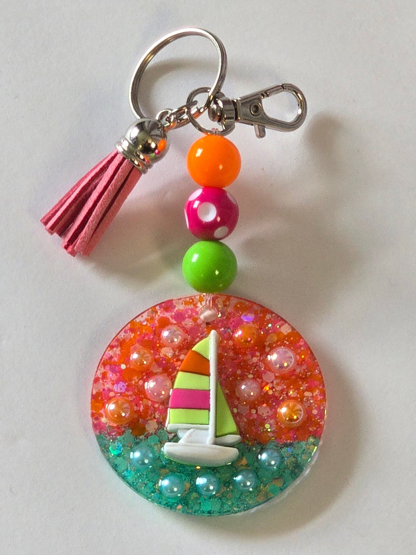 3D Beaded Keychains