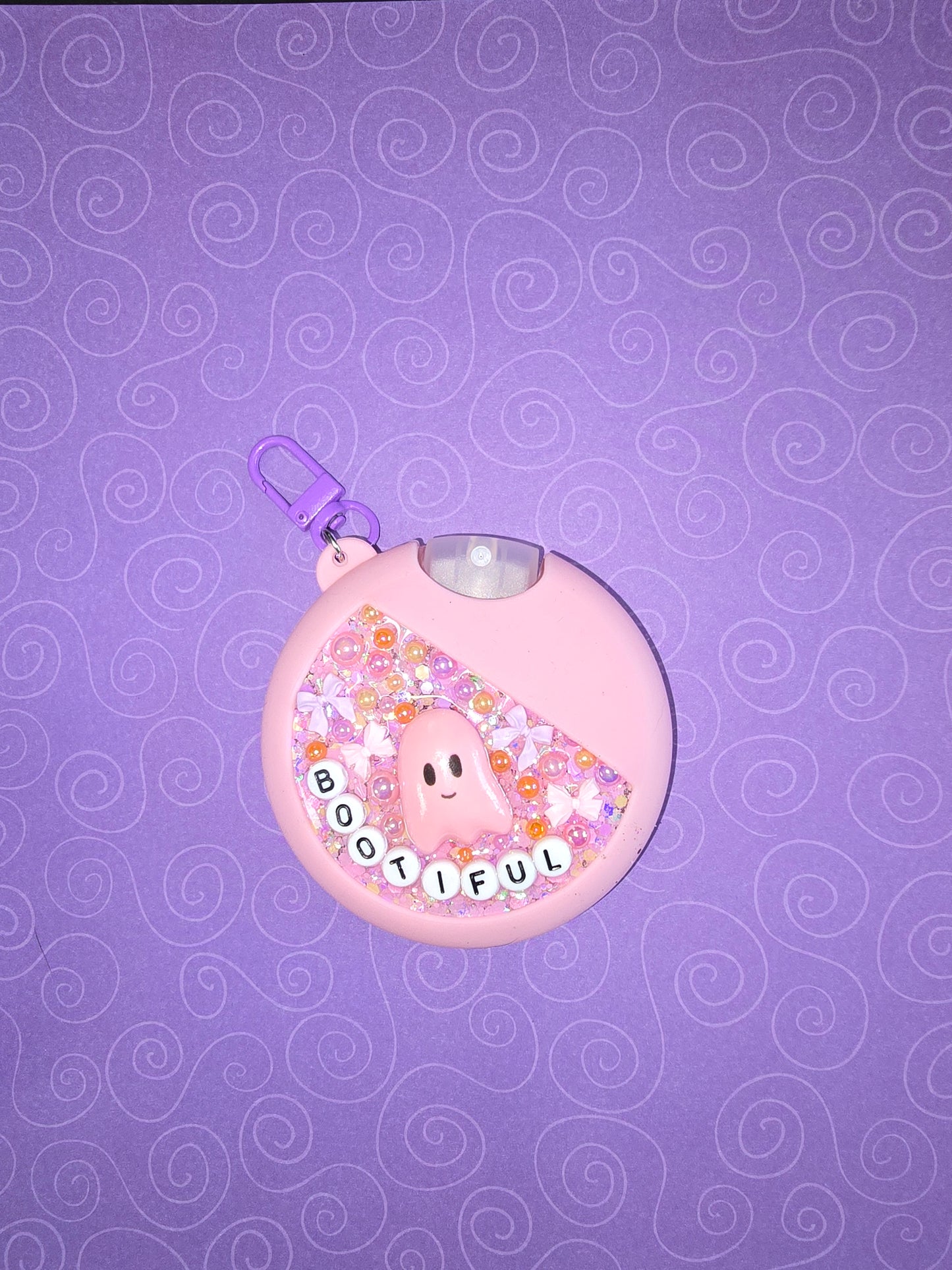 Halloween Round Bling Bottle