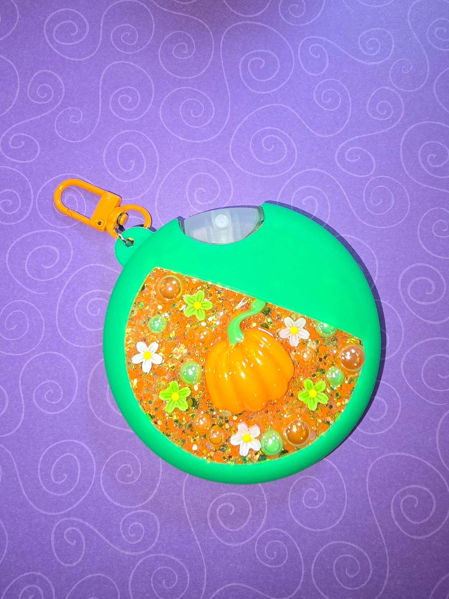 Halloween Round Bling Bottle