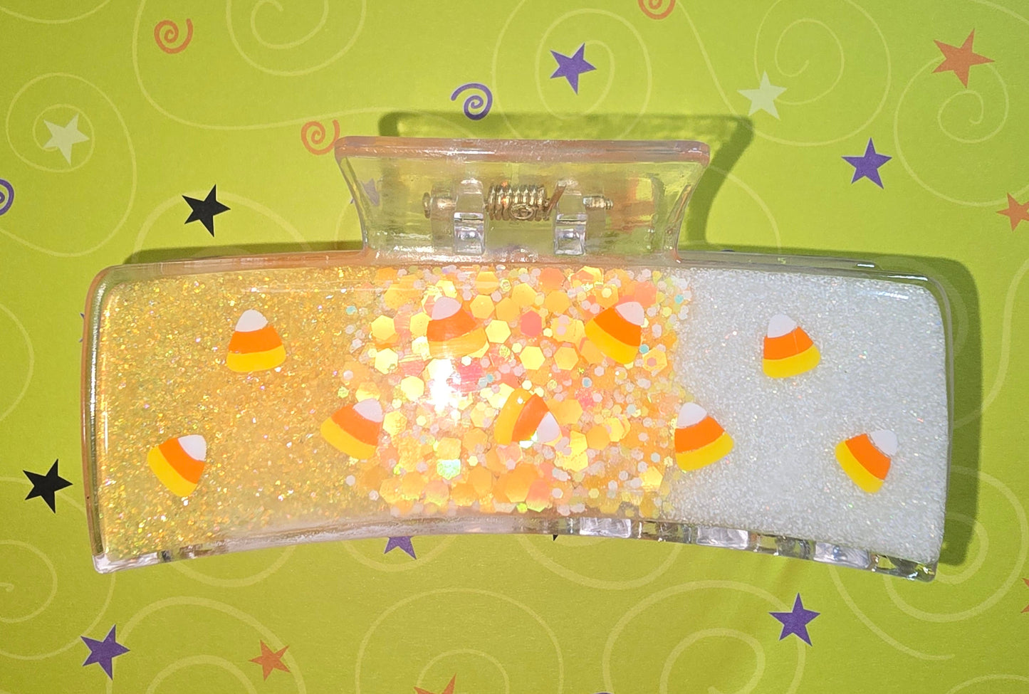 Halloween 4" Glitz Clips