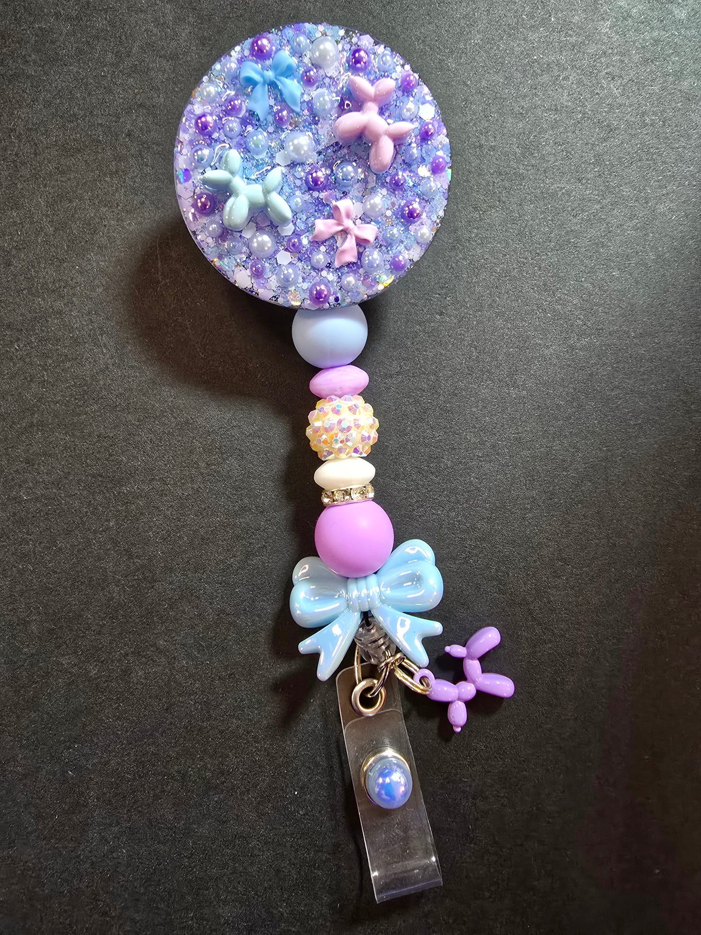Badge Reel Beaded Permanent