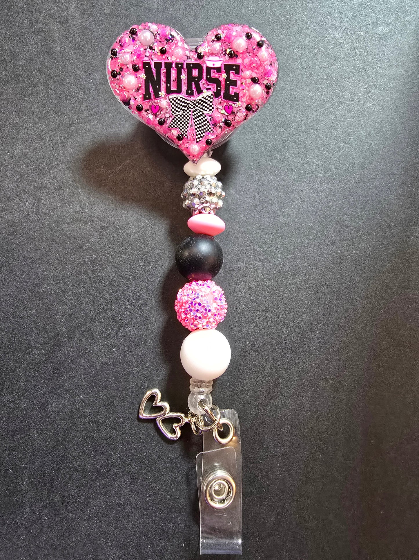 Badge Reel Beaded Permanent