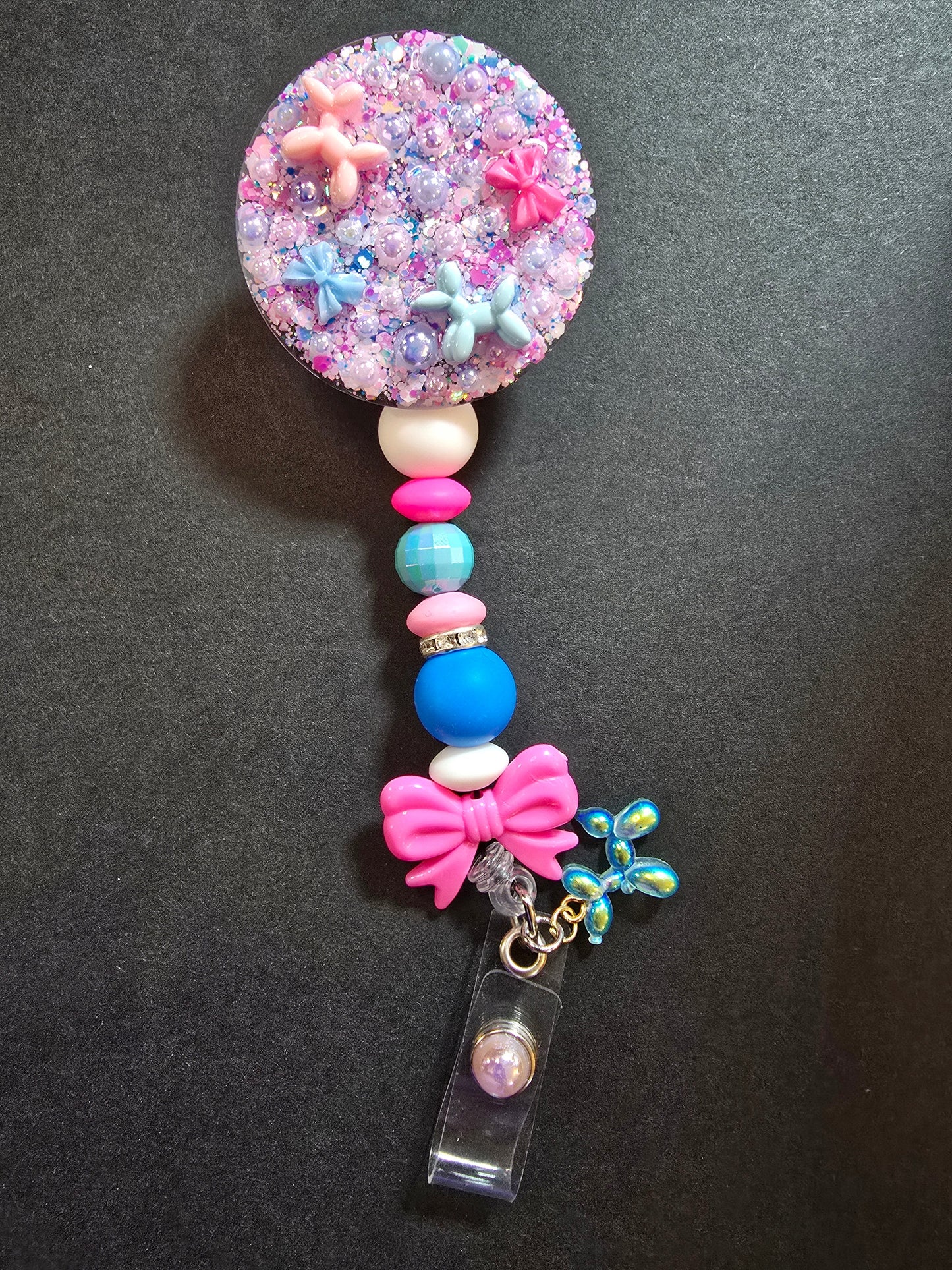 Badge Reel Beaded Permanent