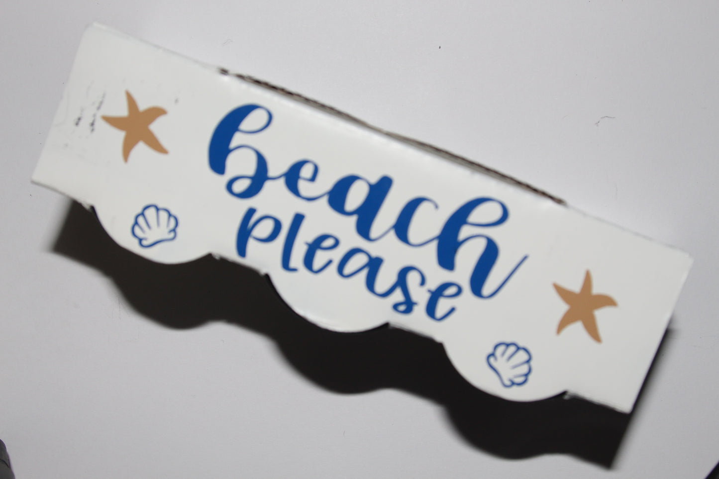 Beach Please White Shot Glass Set