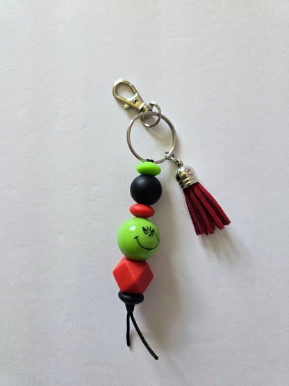 Beaded Cord Keychains