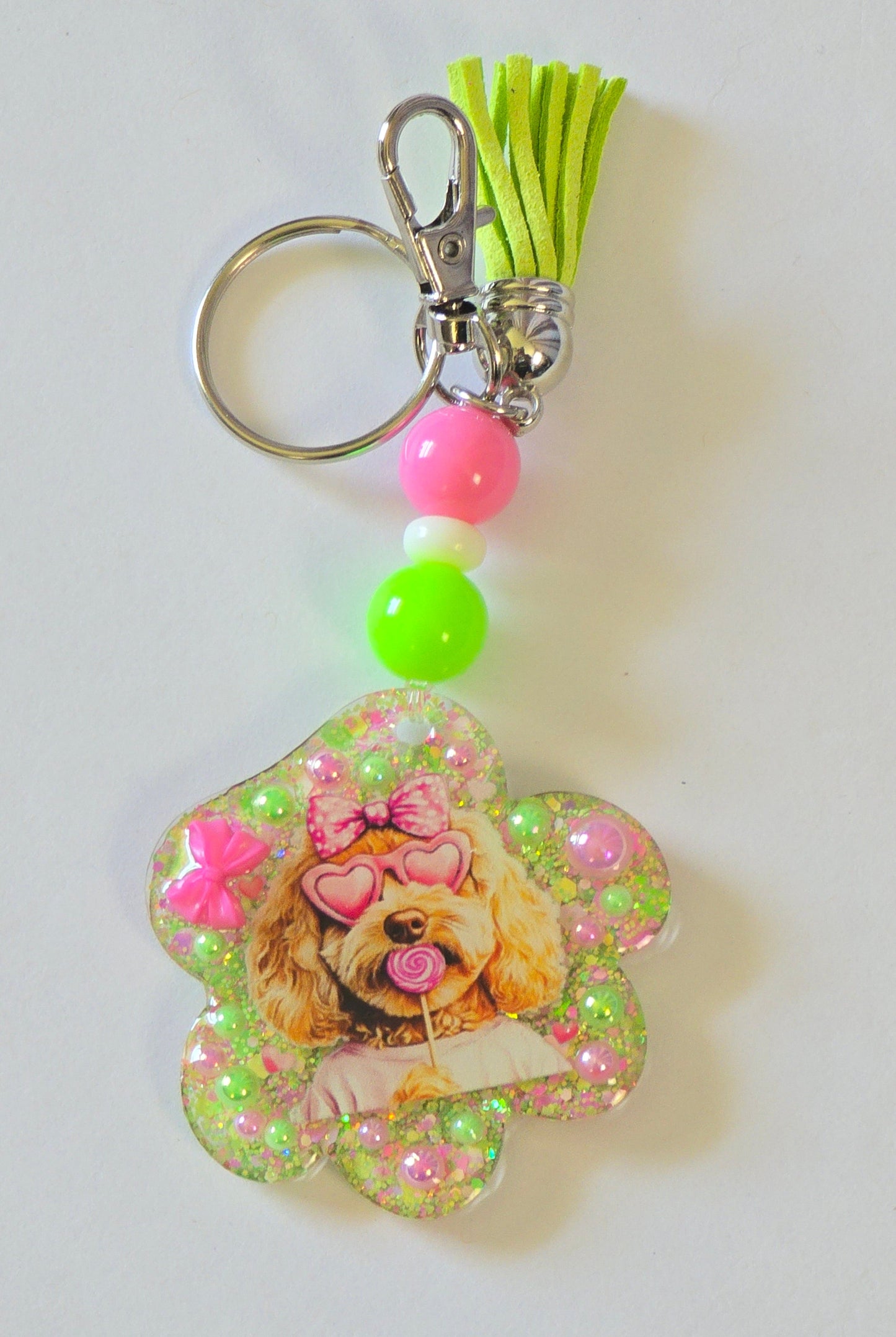 3D Beaded Keychains