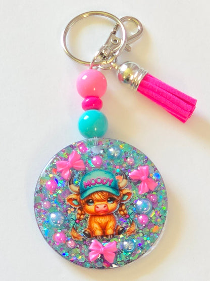 3D Beaded Keychains
