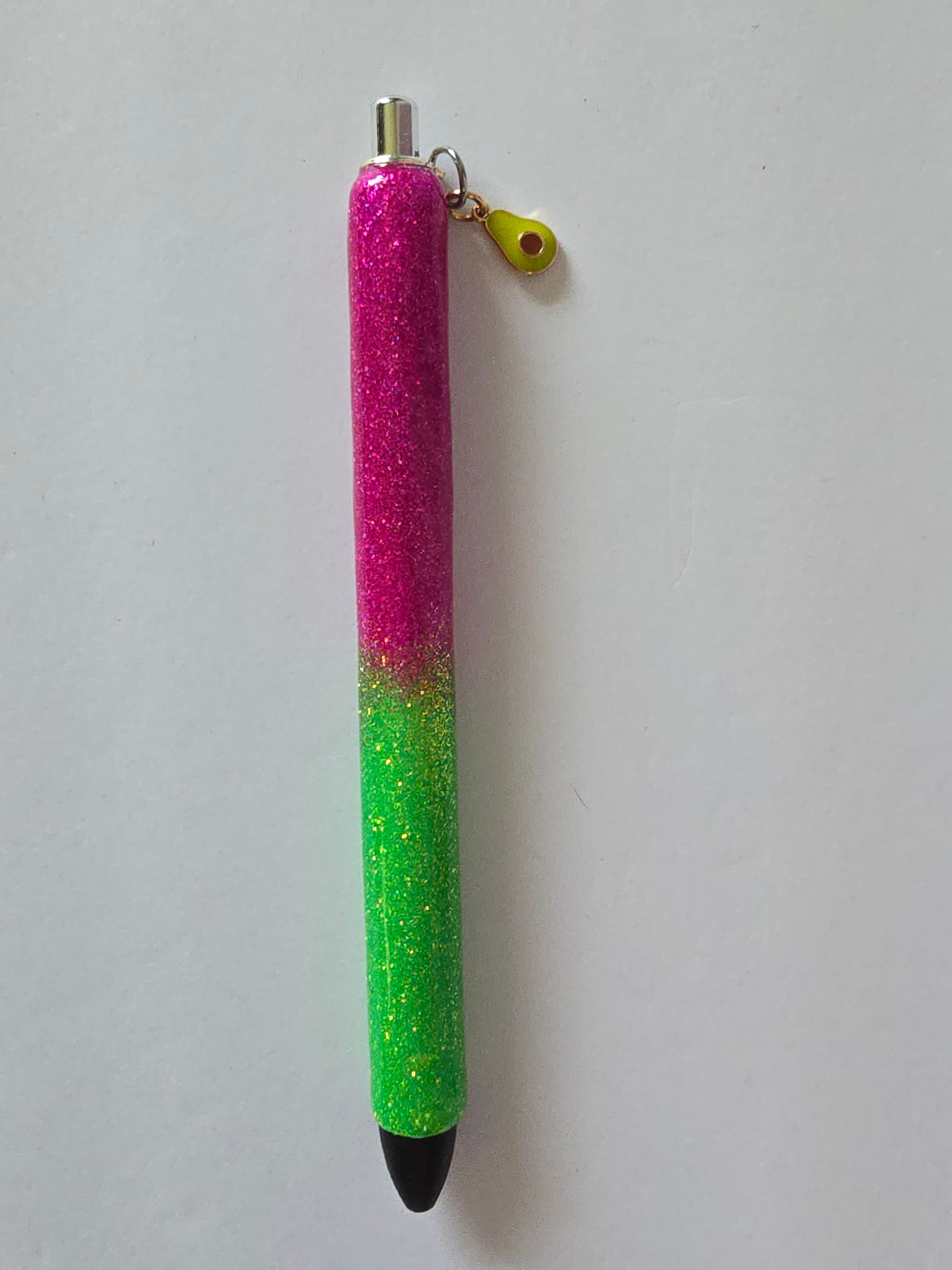 Glitter Charm Pens
