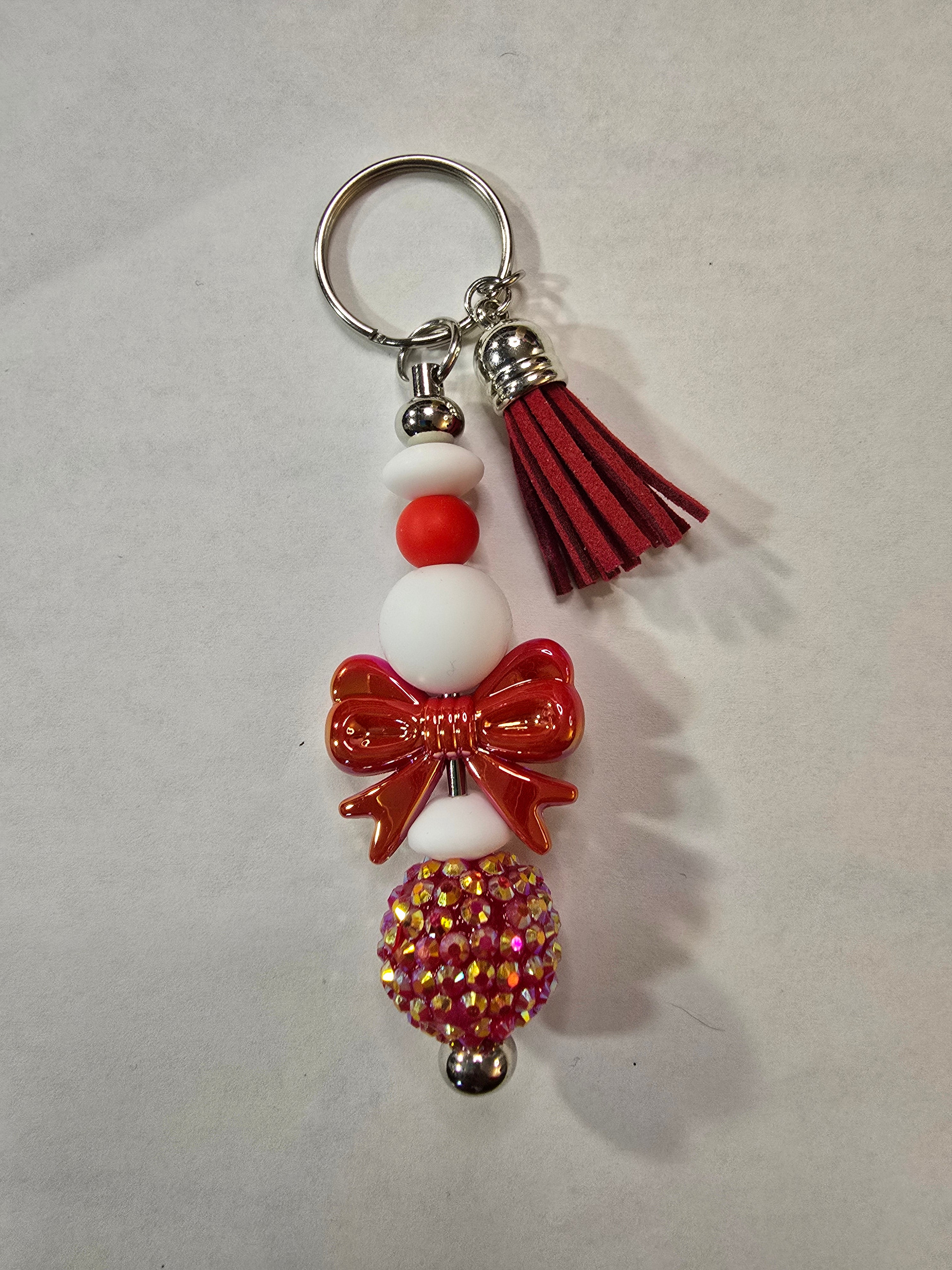 Beaded Bar Keychains