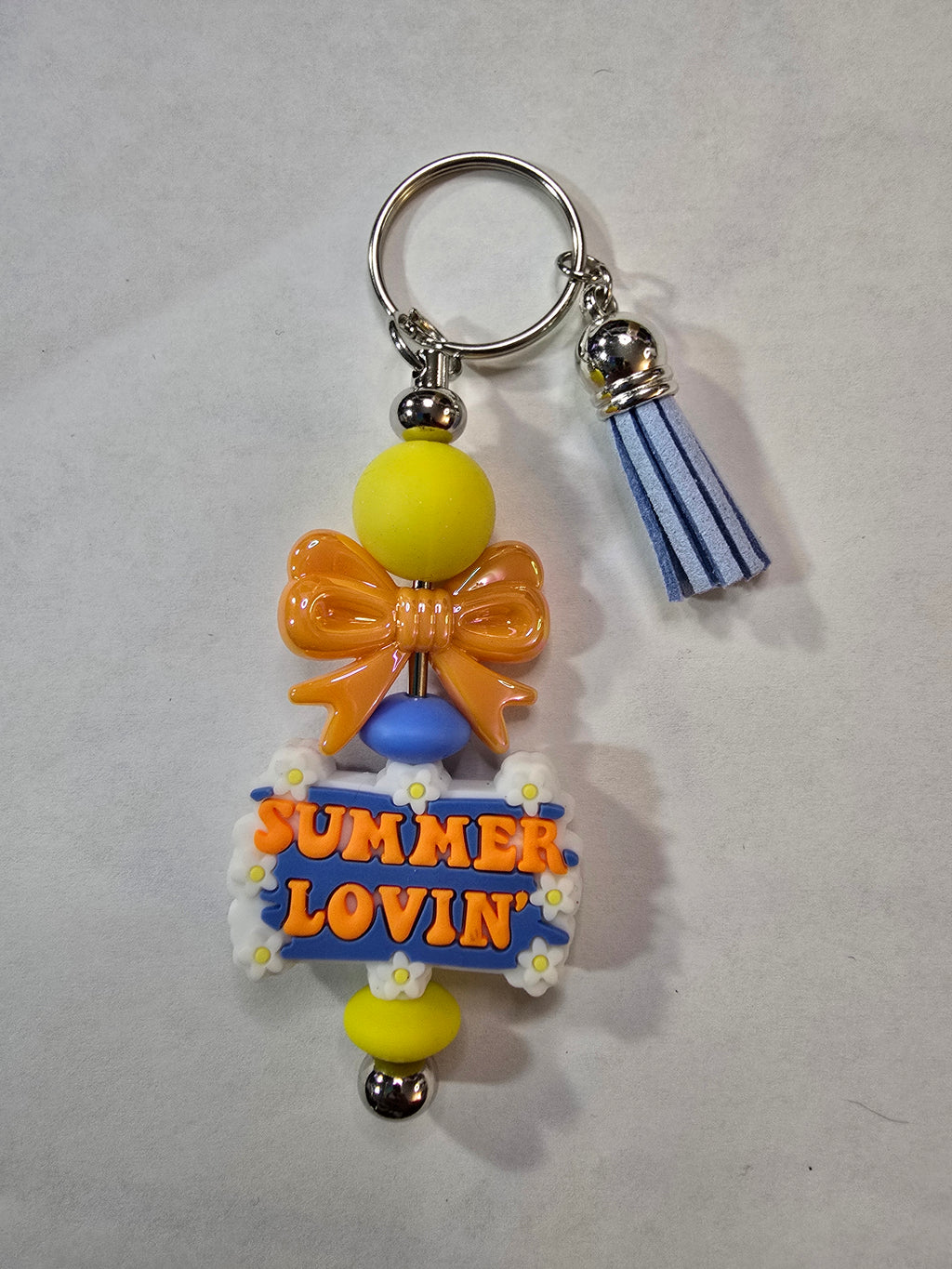 Beaded Bar Keychains