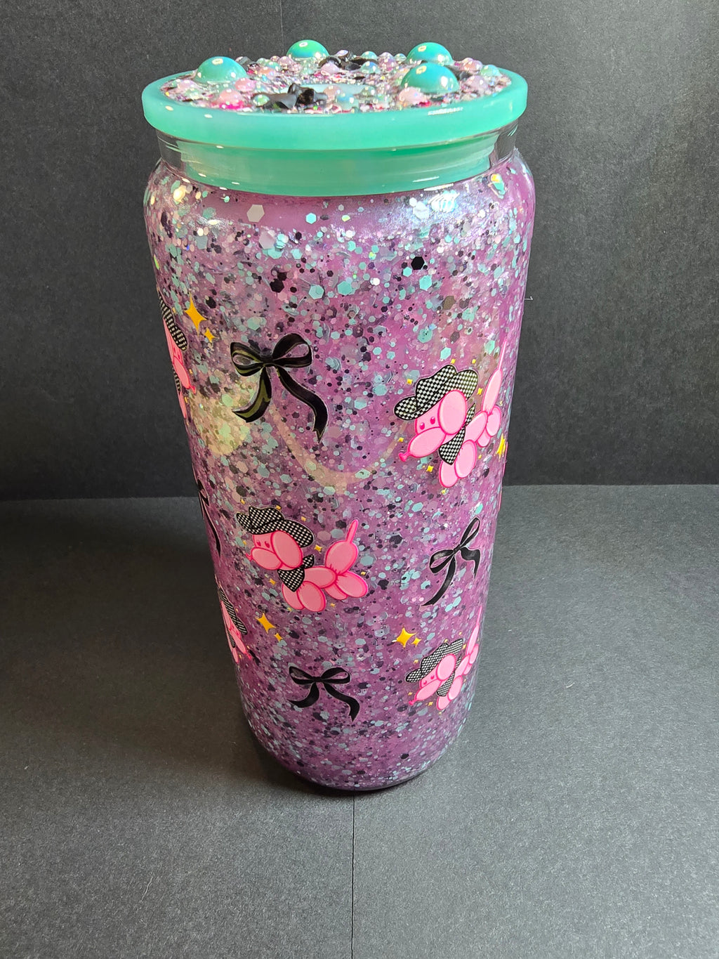 Don't get it twisted 16 oz Suspended Can Glass