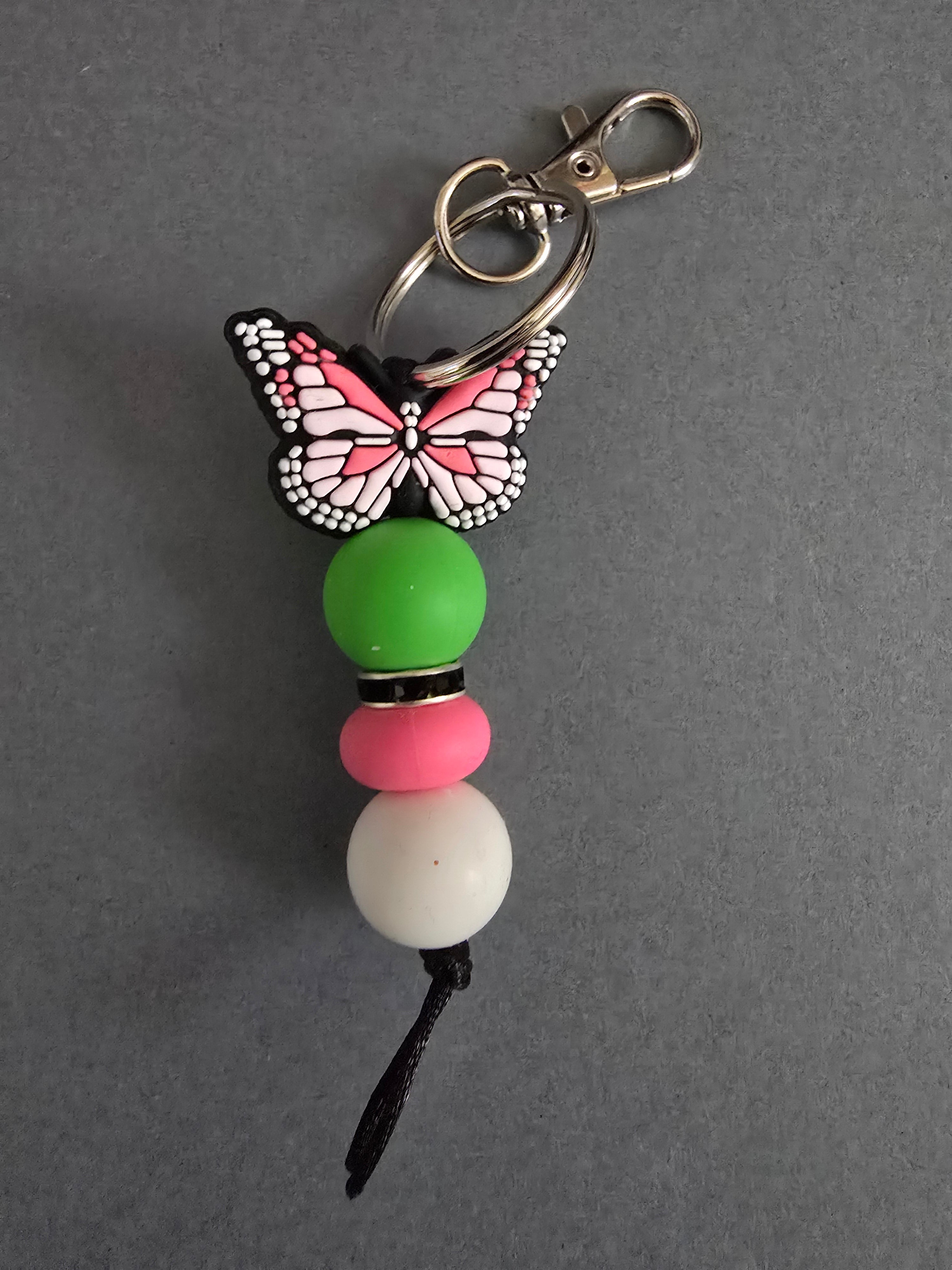 Beaded Cord Keychains
