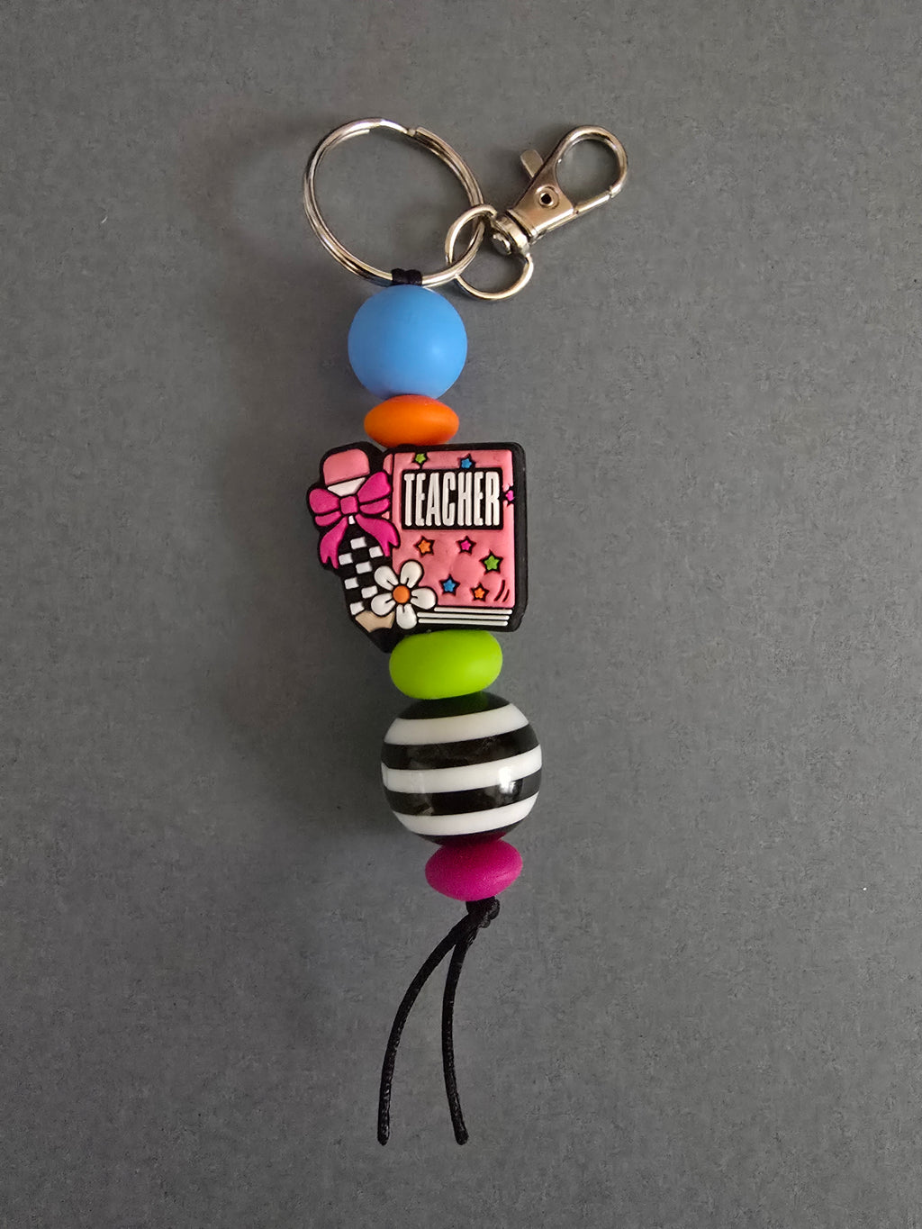 Beaded Cord Keychains