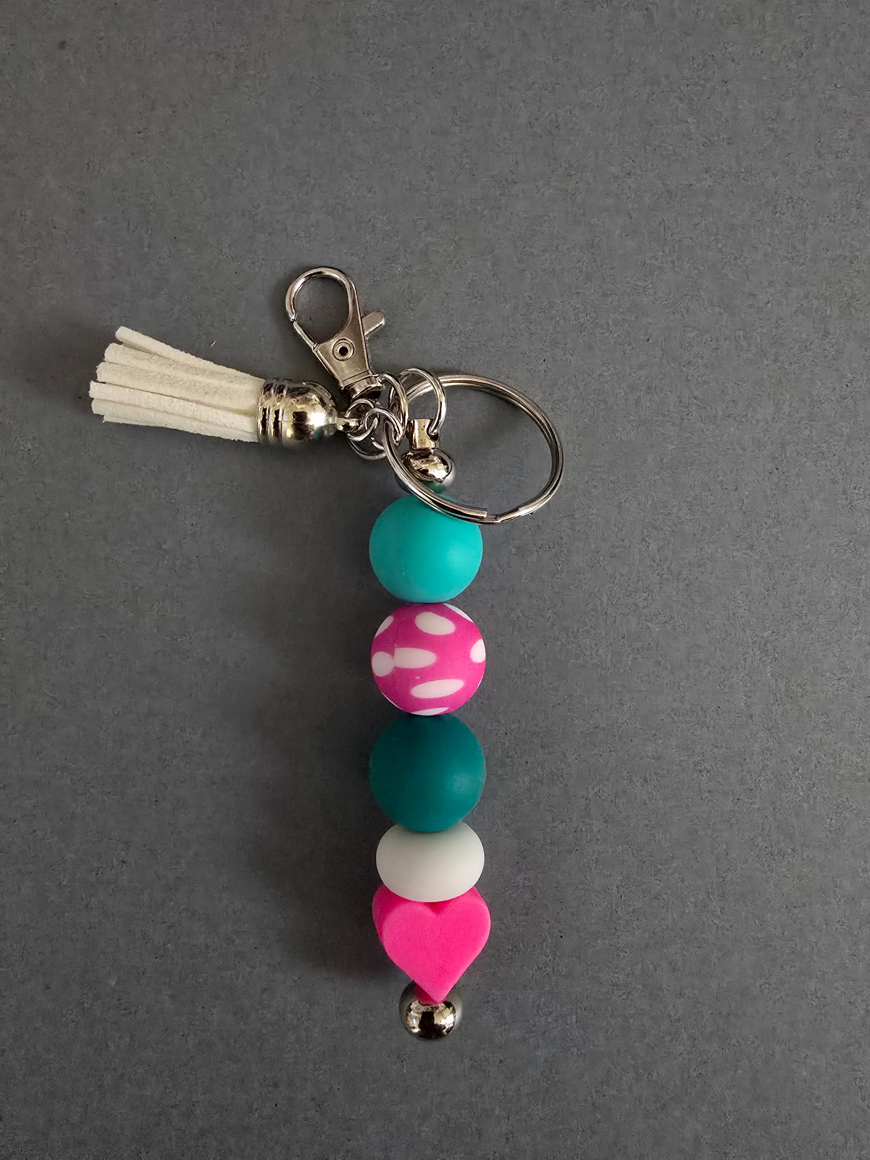 Beaded Bar Keychains