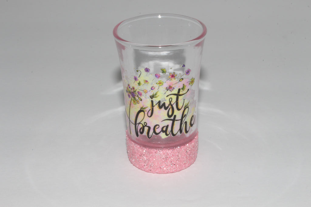 Glittered Shot Glasses