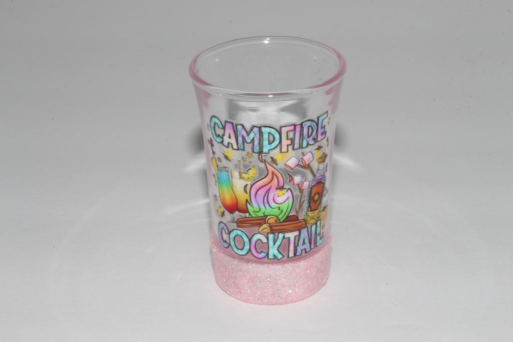 Glittered Shot Glasses