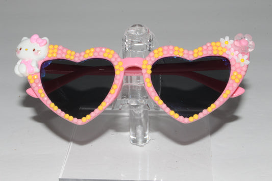 Pink Kitty Girls Sunnies