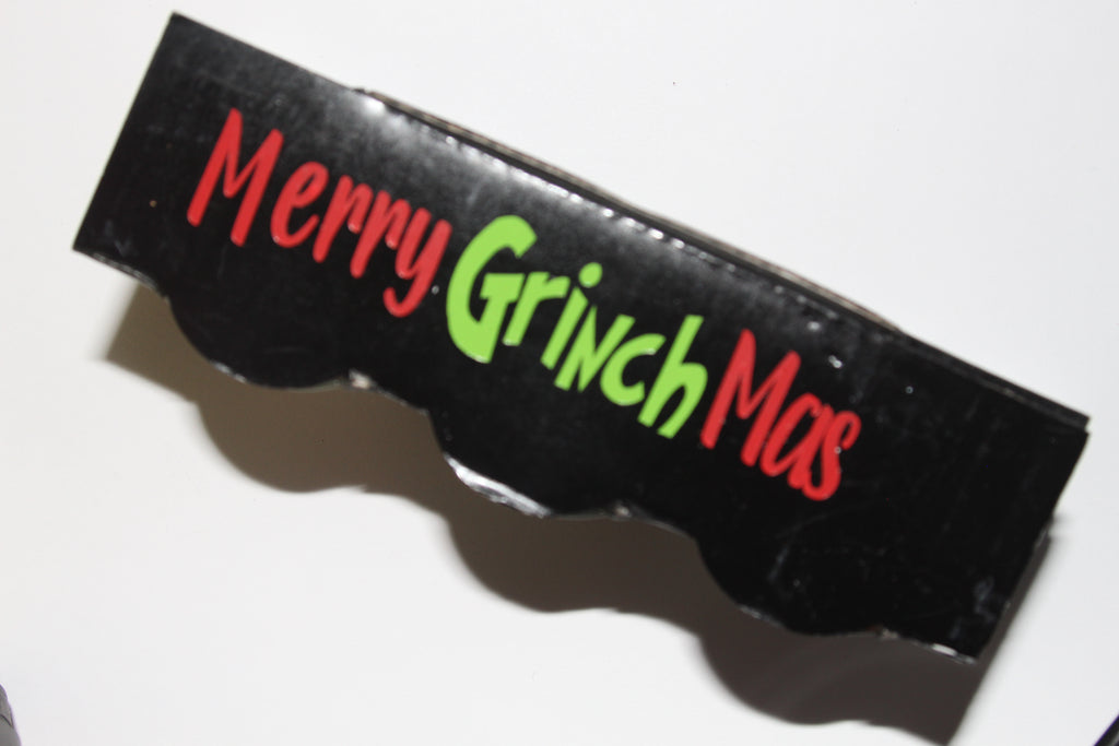 Merry Mean Green Guy Black Shot Glass Set