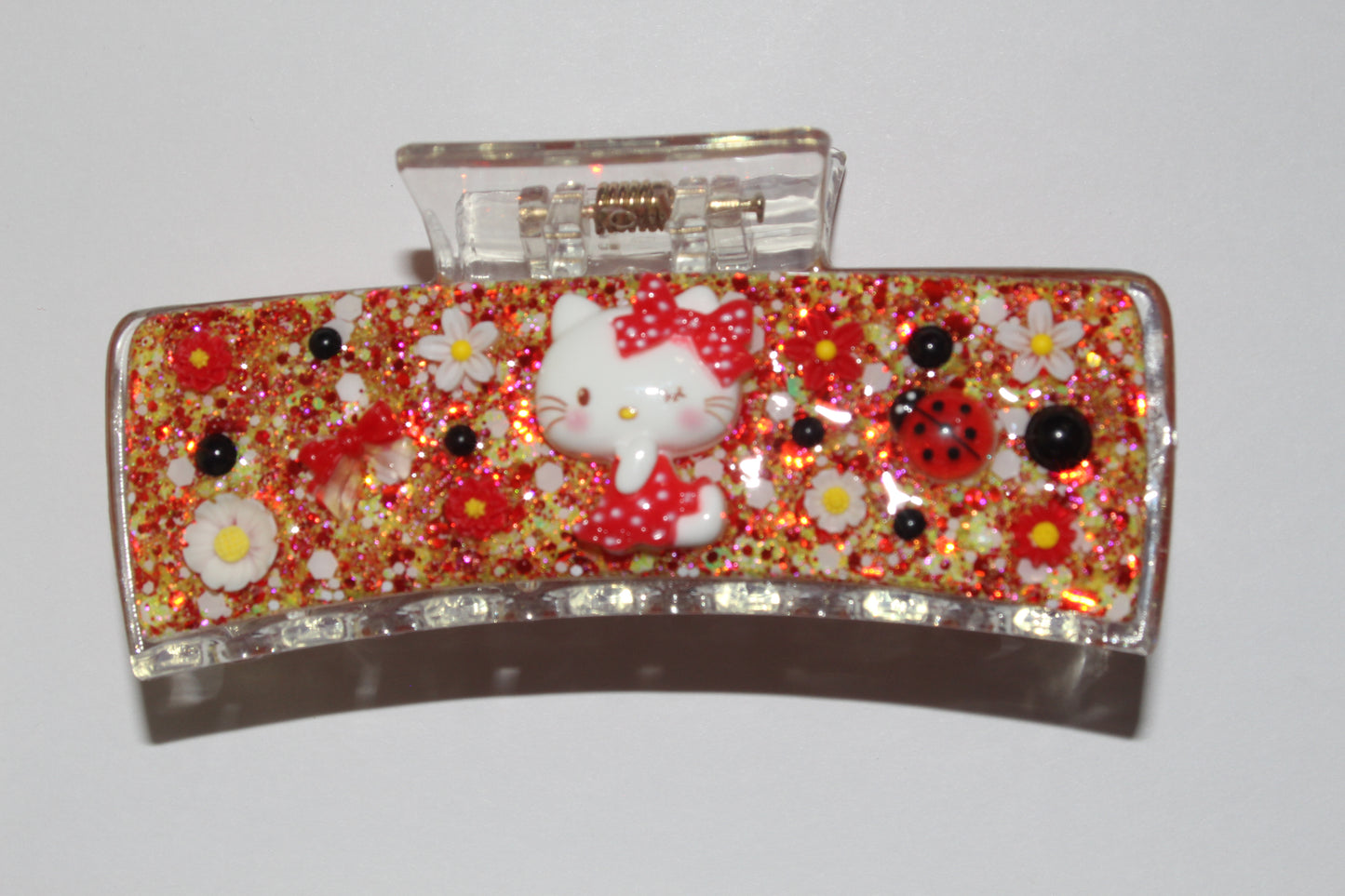 4" 3D Kitty Glitz Clip