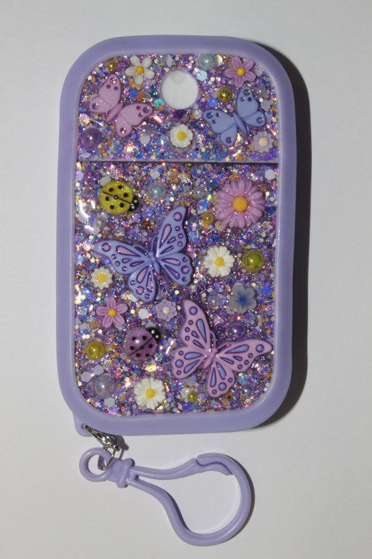 Bling Bottle - LG - 3D Butterfly Purple