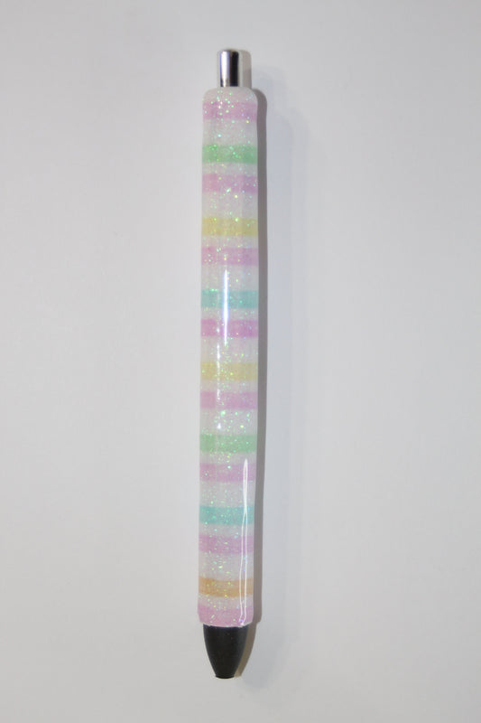 Pastel Stripes Gel Pen