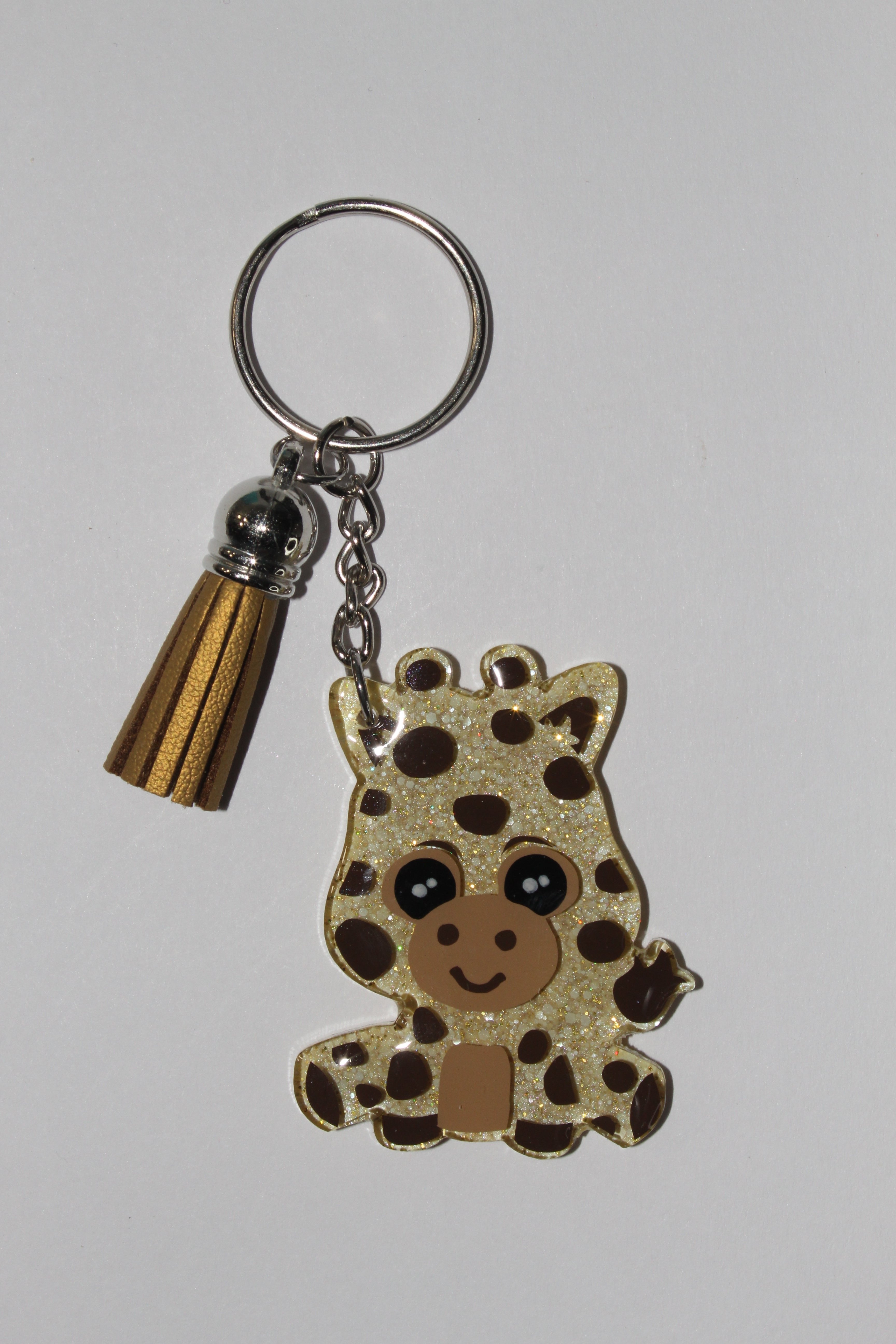 2" Giraffe Keychain