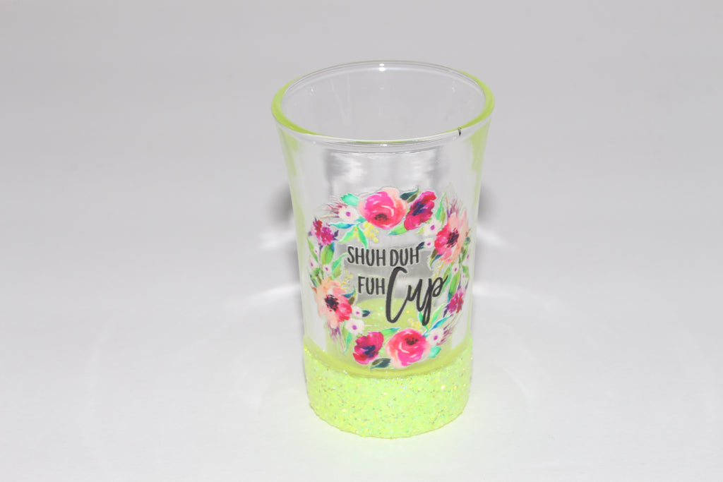 Glittered Shot Glasses