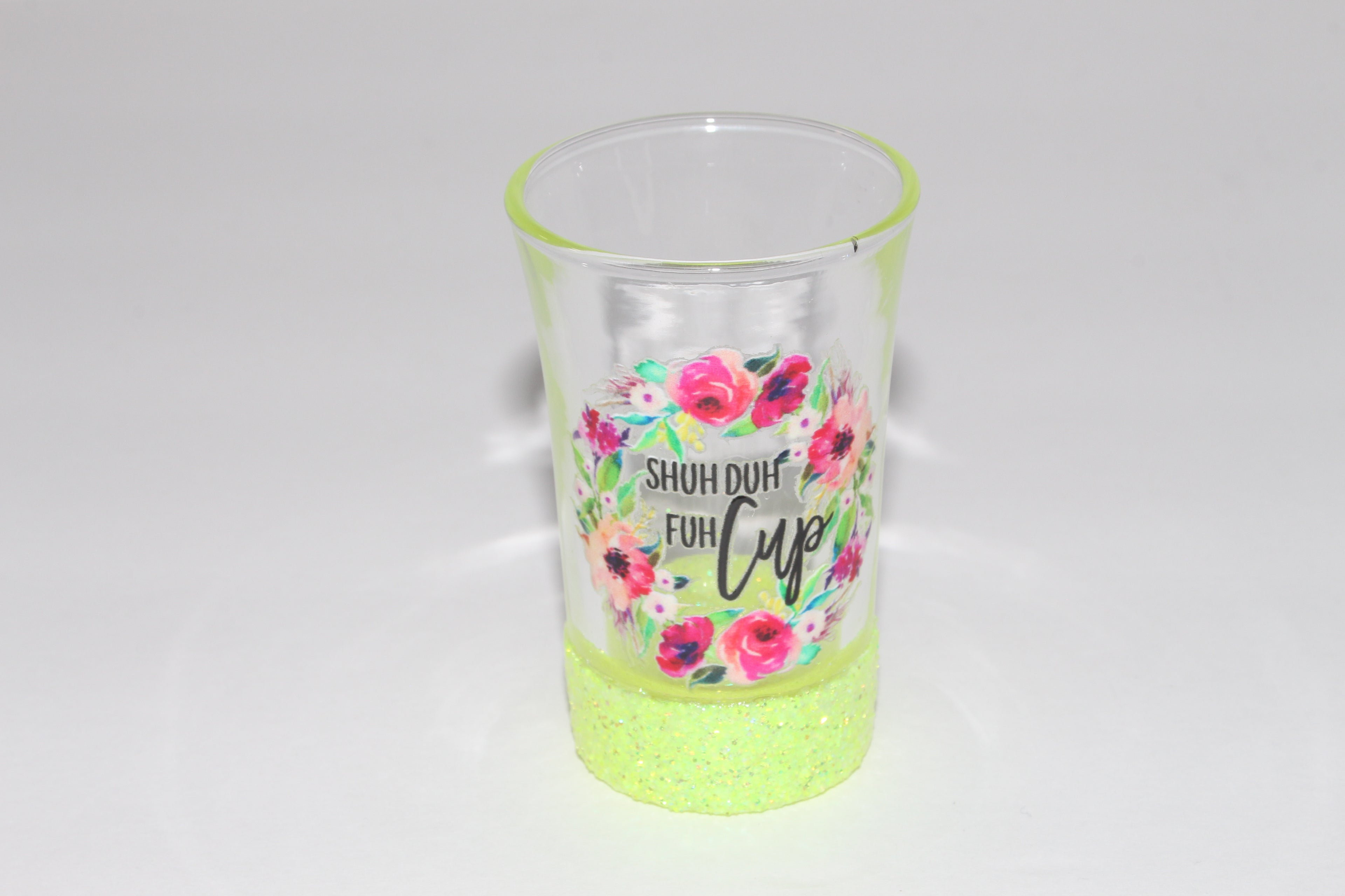 Glittered Shot Glasses