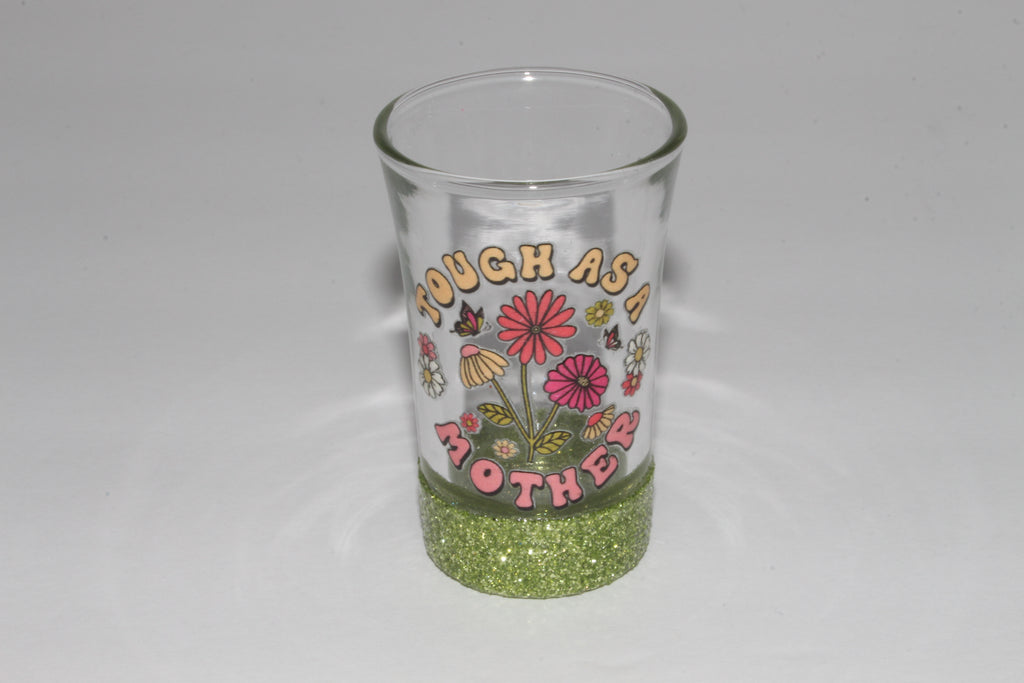 Glittered Shot Glasses