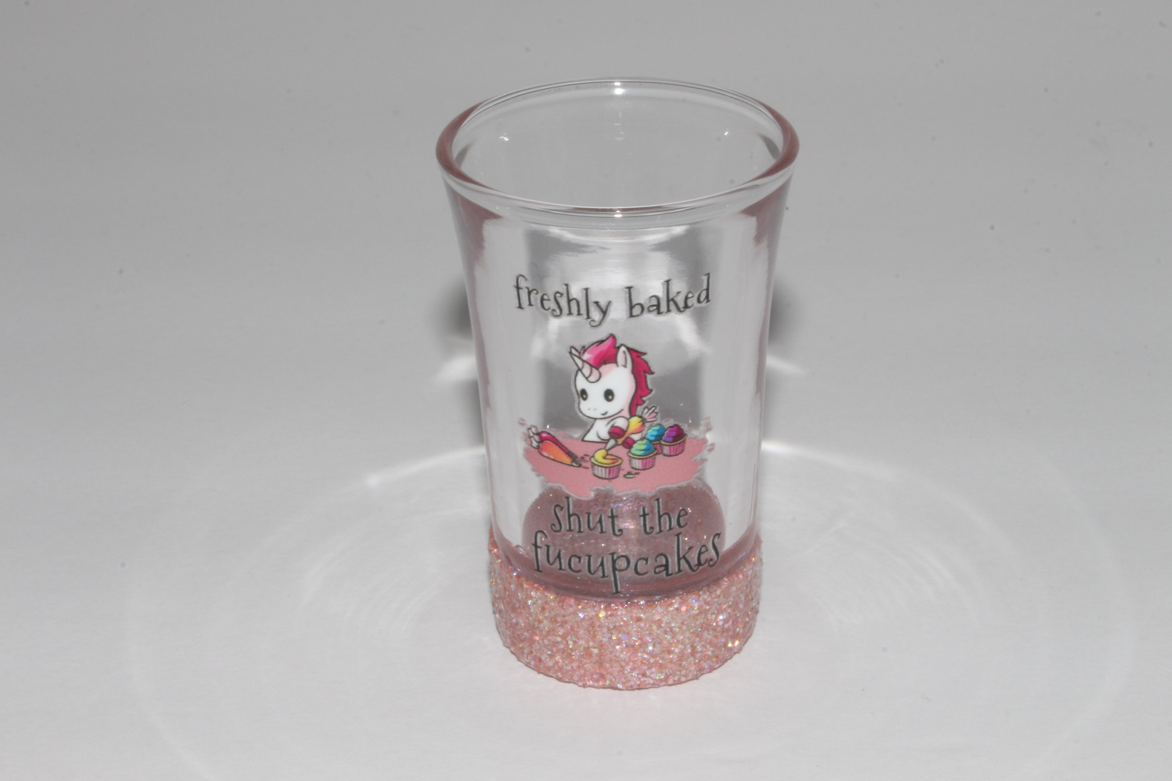Glittered Shot Glasses