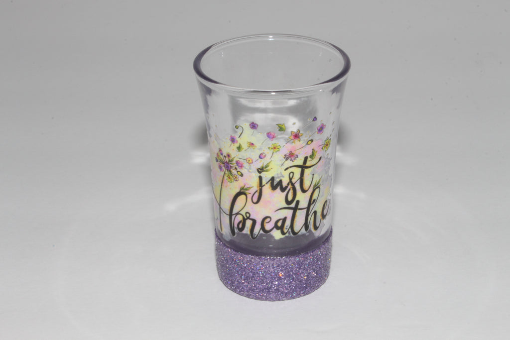 Glittered Shot Glasses