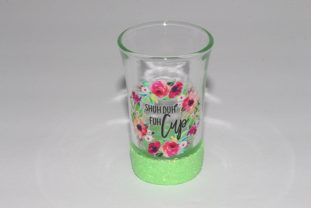 Glittered Shot Glasses