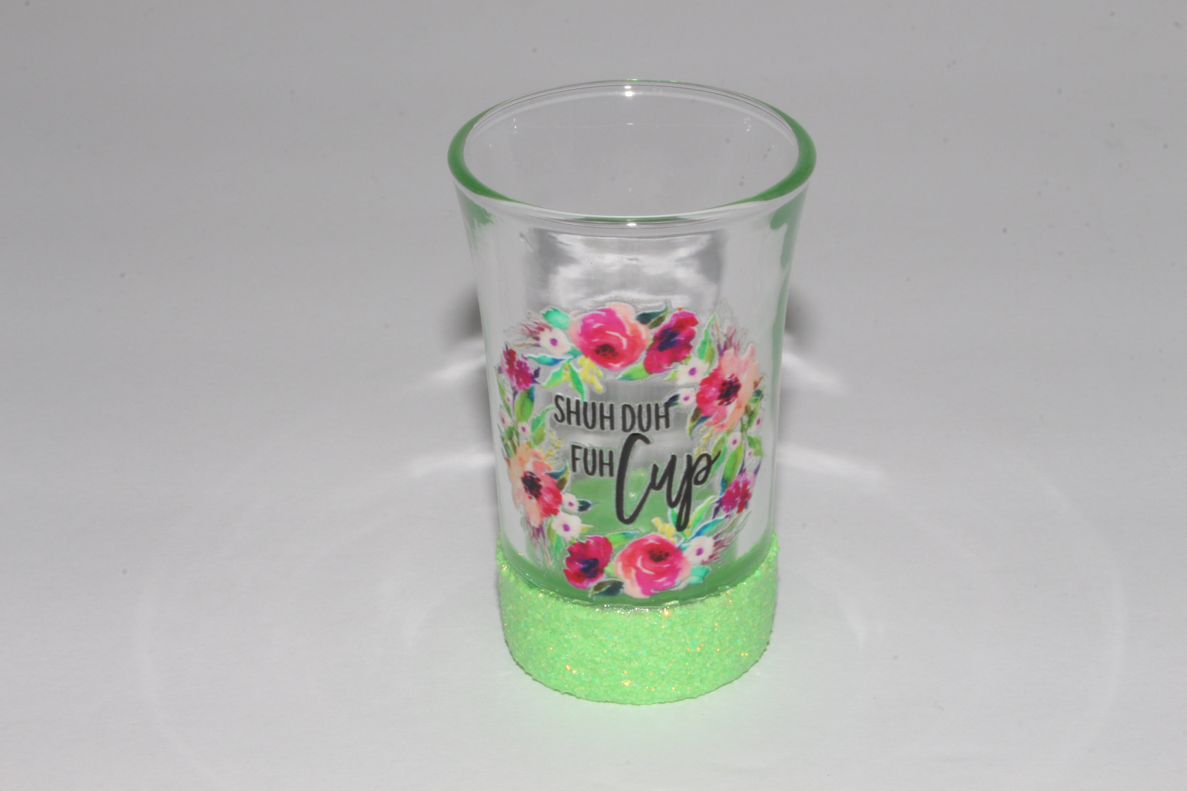 Glittered Shot Glasses