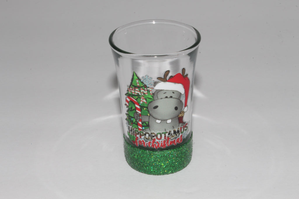 Glittered Shot Glasses