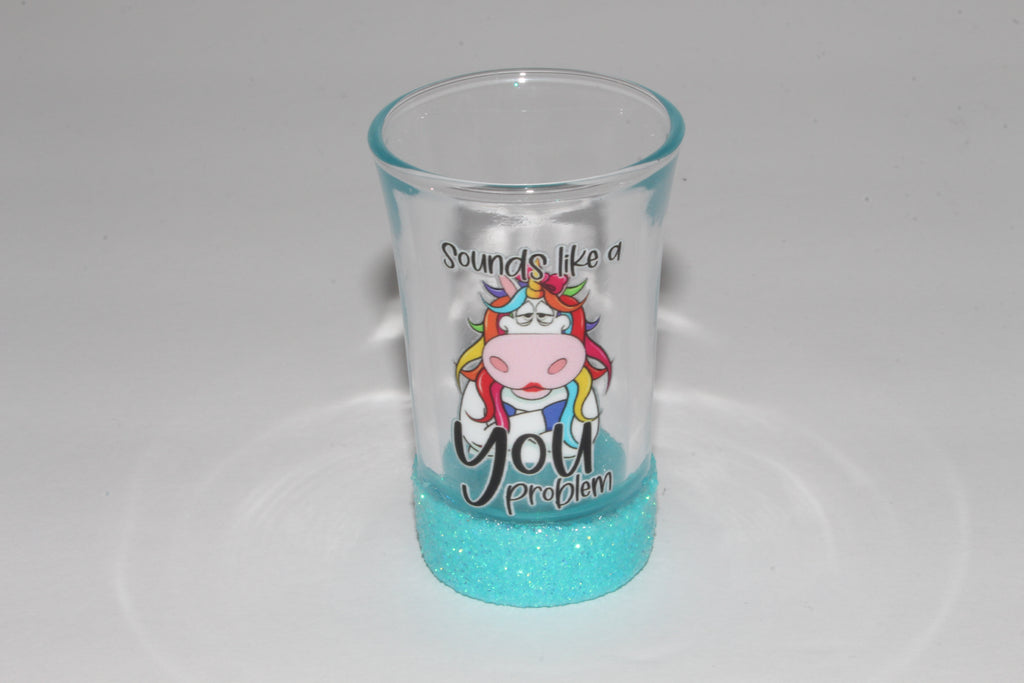 Glittered Shot Glasses