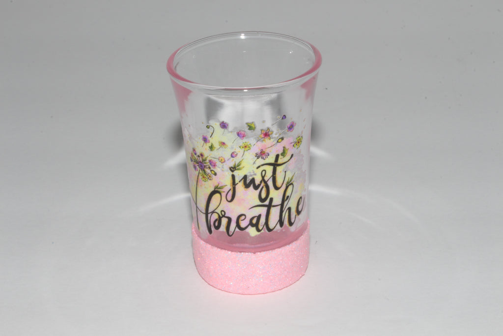 Glittered Shot Glasses